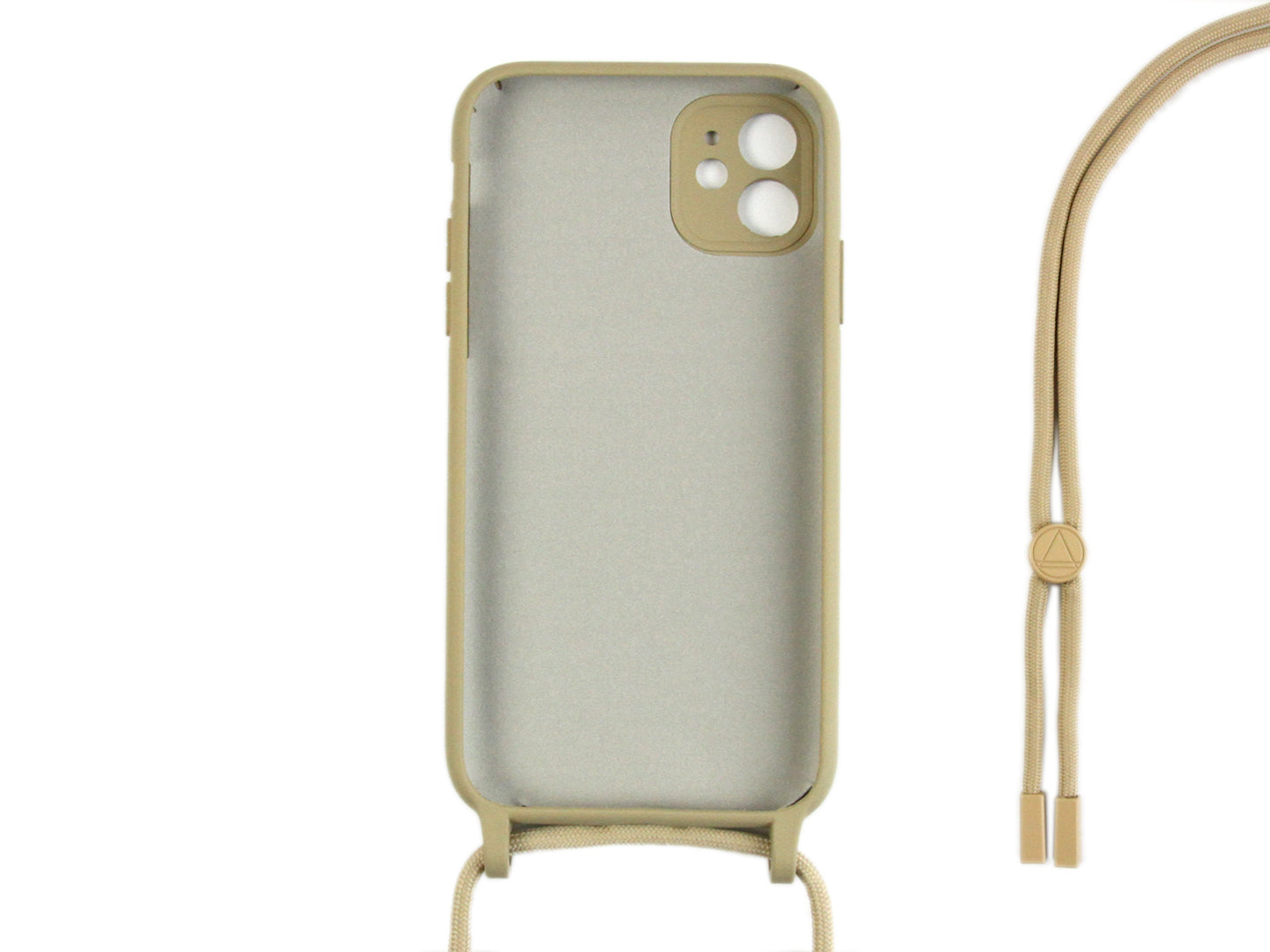 Rixus TPU Necklace Cord Abdeckung für Apple iPhone 12 Mini Gold – Bild 2