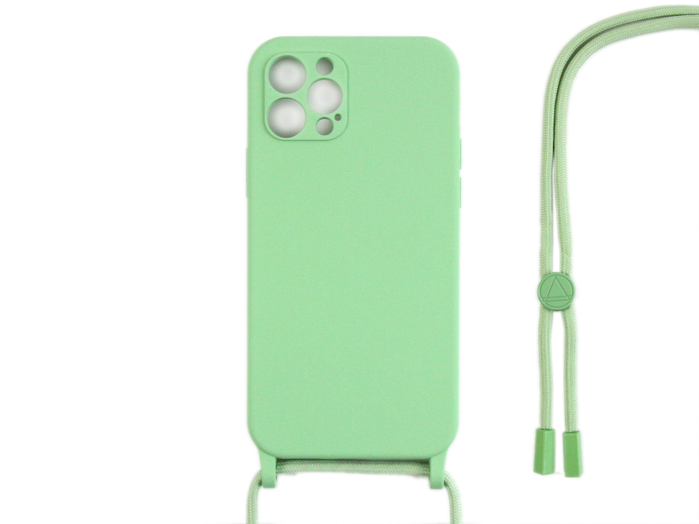 Rixus TPU Necklace Cord Abdeckung für Apple iPhone 14 Pro Matcha
