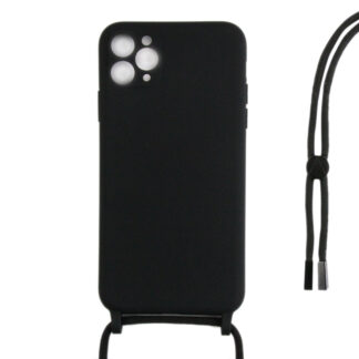 Rixus TPU Necklace Cord Abdeckung für Apple iPhone 11 Pro Black