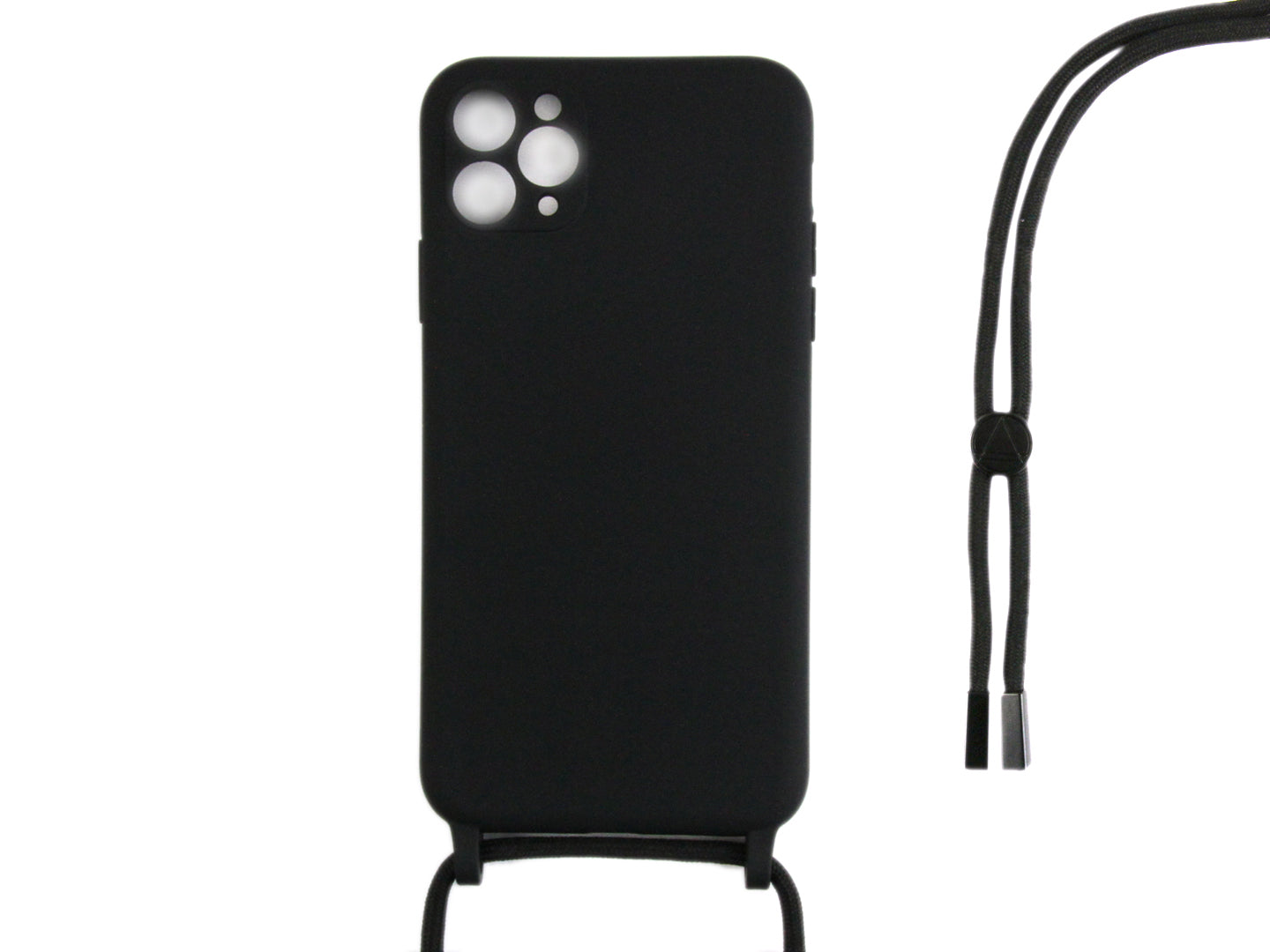 Rixus TPU Necklace Cord Abdeckung für Apple iPhone 11 Pro Black