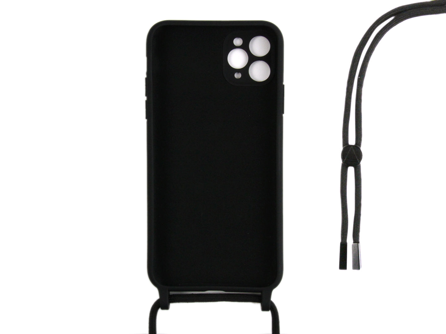 Rixus TPU Necklace Cord Abdeckung für Apple iPhone 11 Pro Black – Bild 2