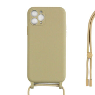 Rixus TPU Necklace Cord Abdeckung für Apple iPhone 11 Pro Gold