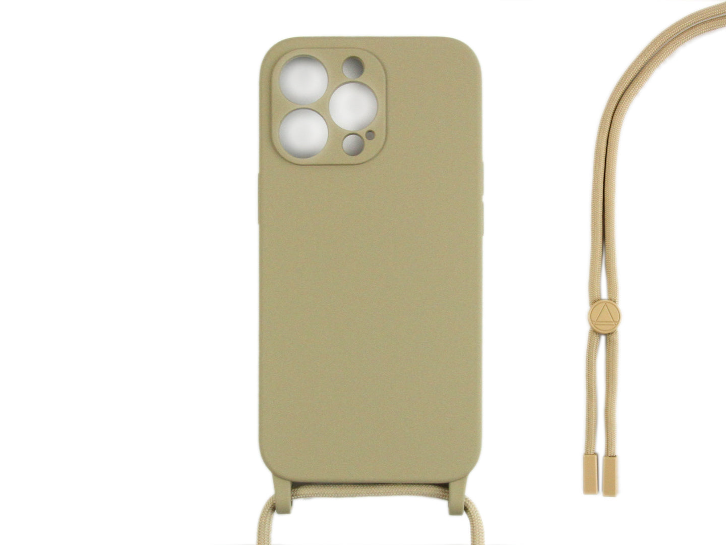 Rixus TPU Necklace Cord Abdeckung für Apple iPhone 14 Pro Max Gold