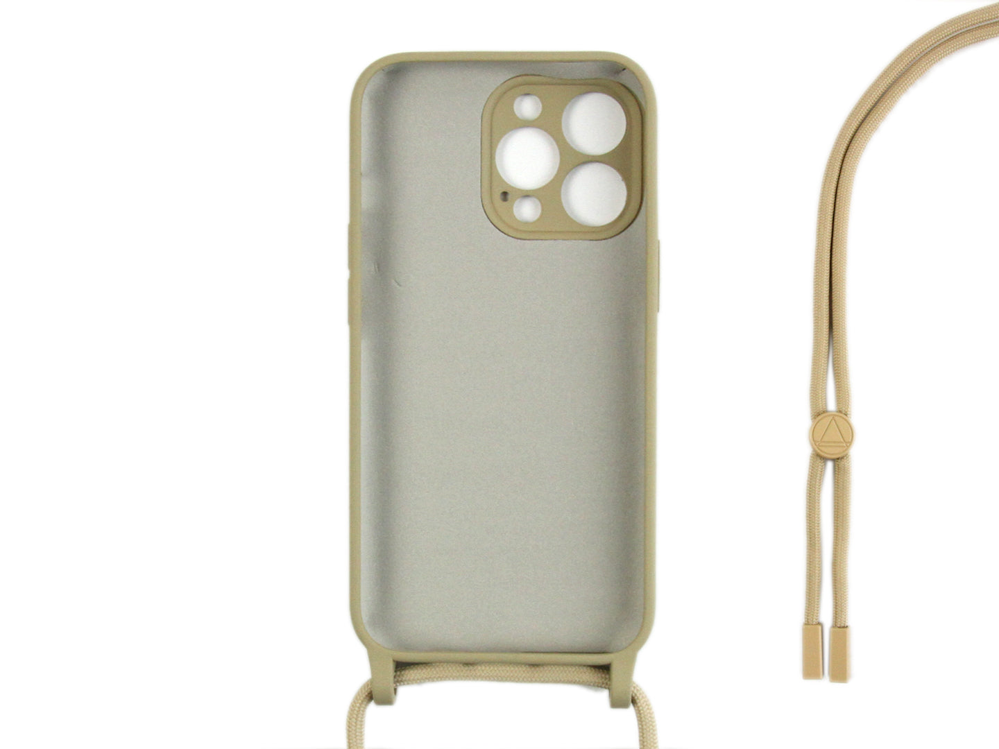Rixus TPU Necklace Cord Abdeckung für Apple iPhone 14 Pro Max Gold – Bild 3