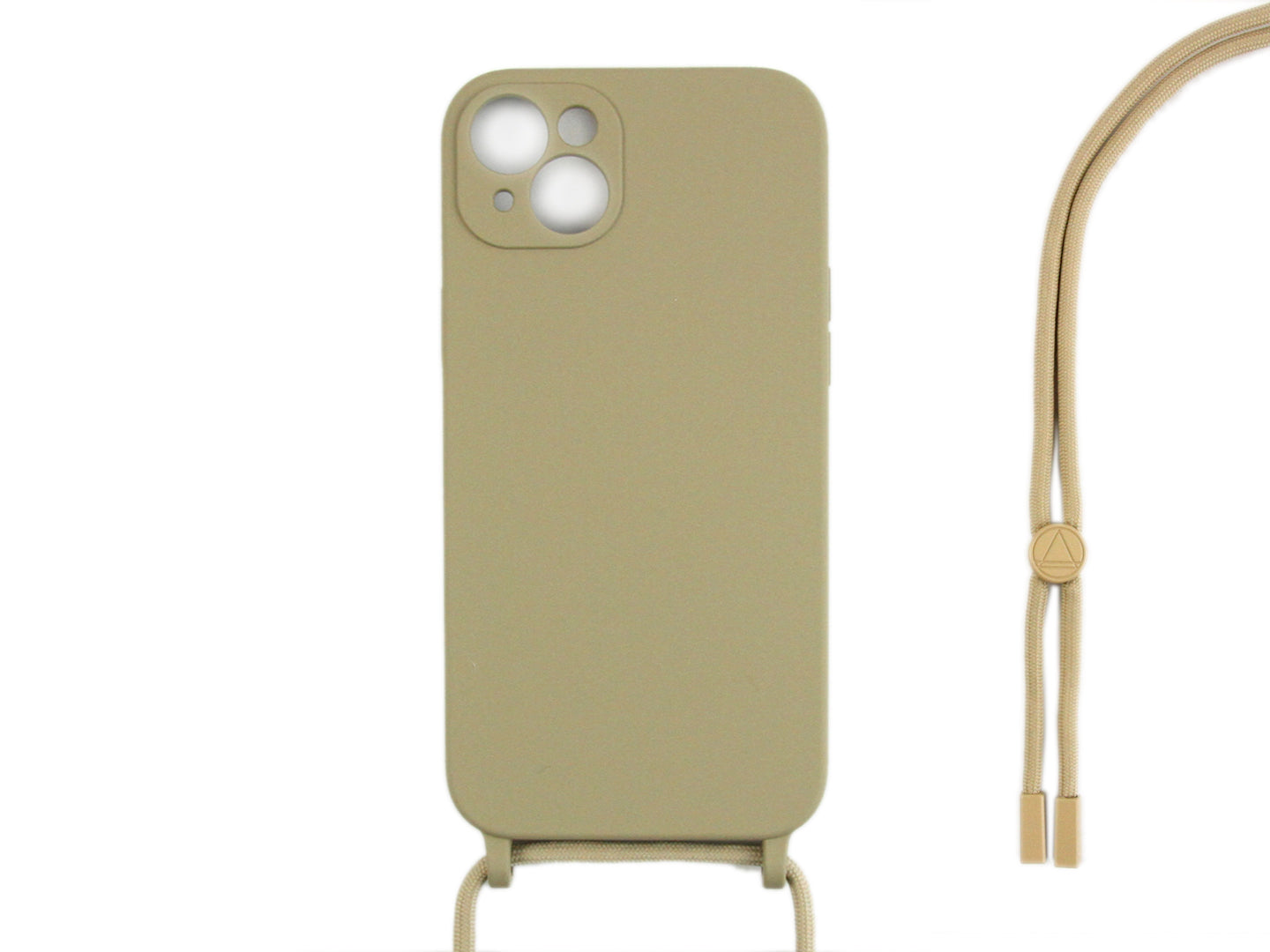 Rixus TPU Necklace Cord Abdeckung für Apple iPhone 14 Plus Gold