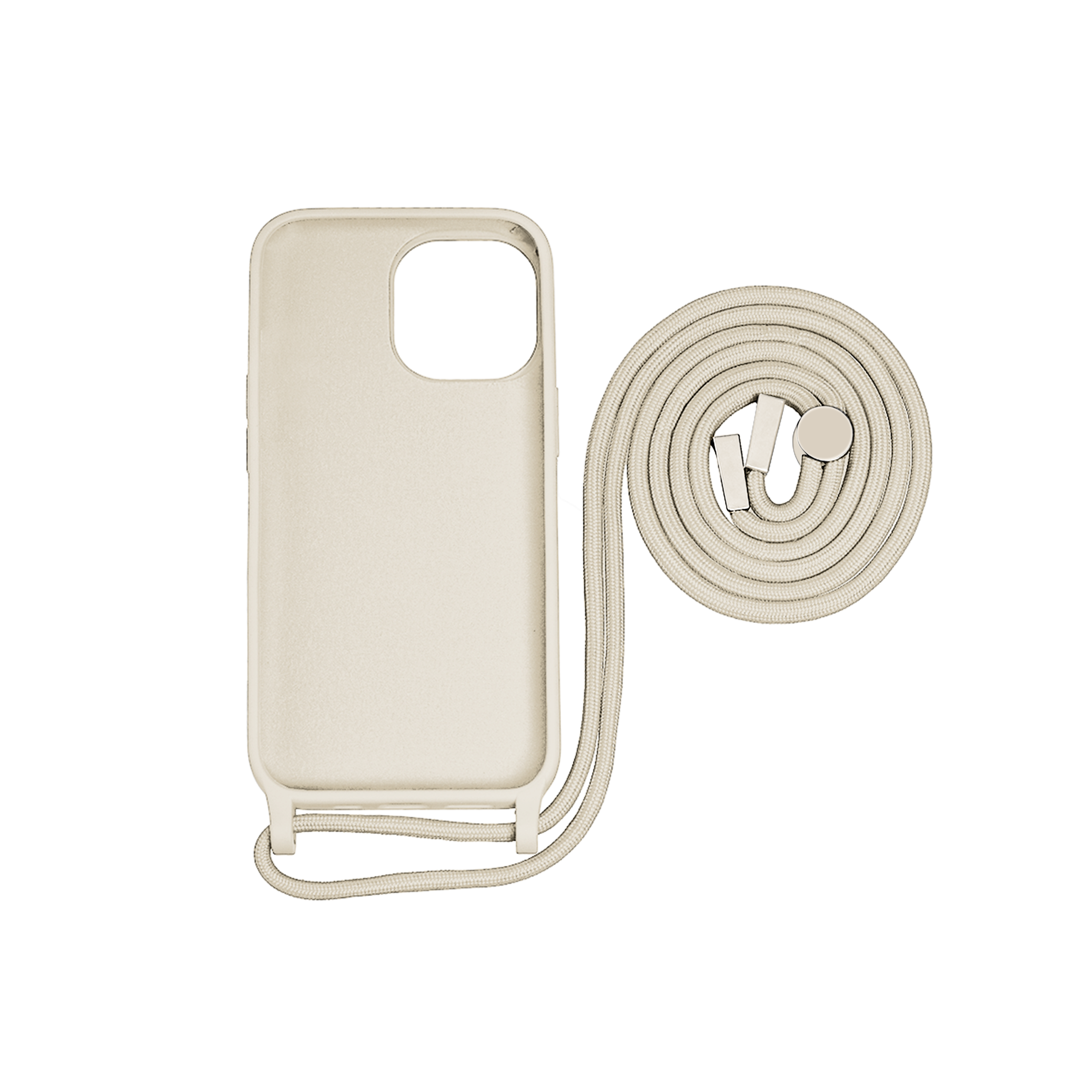 Rixus TPU Necklace Cord Abdeckung für Apple iPhone 14 Plus Gold – Bild 4