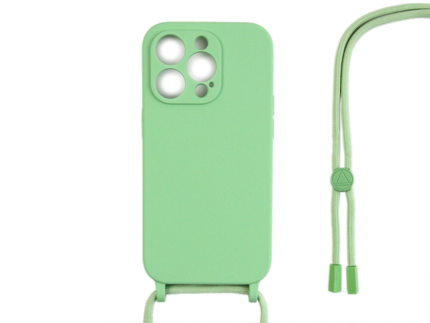 Rixus TPU Necklace Cord Abdeckung für Apple iPhone 13 Pro Matcha