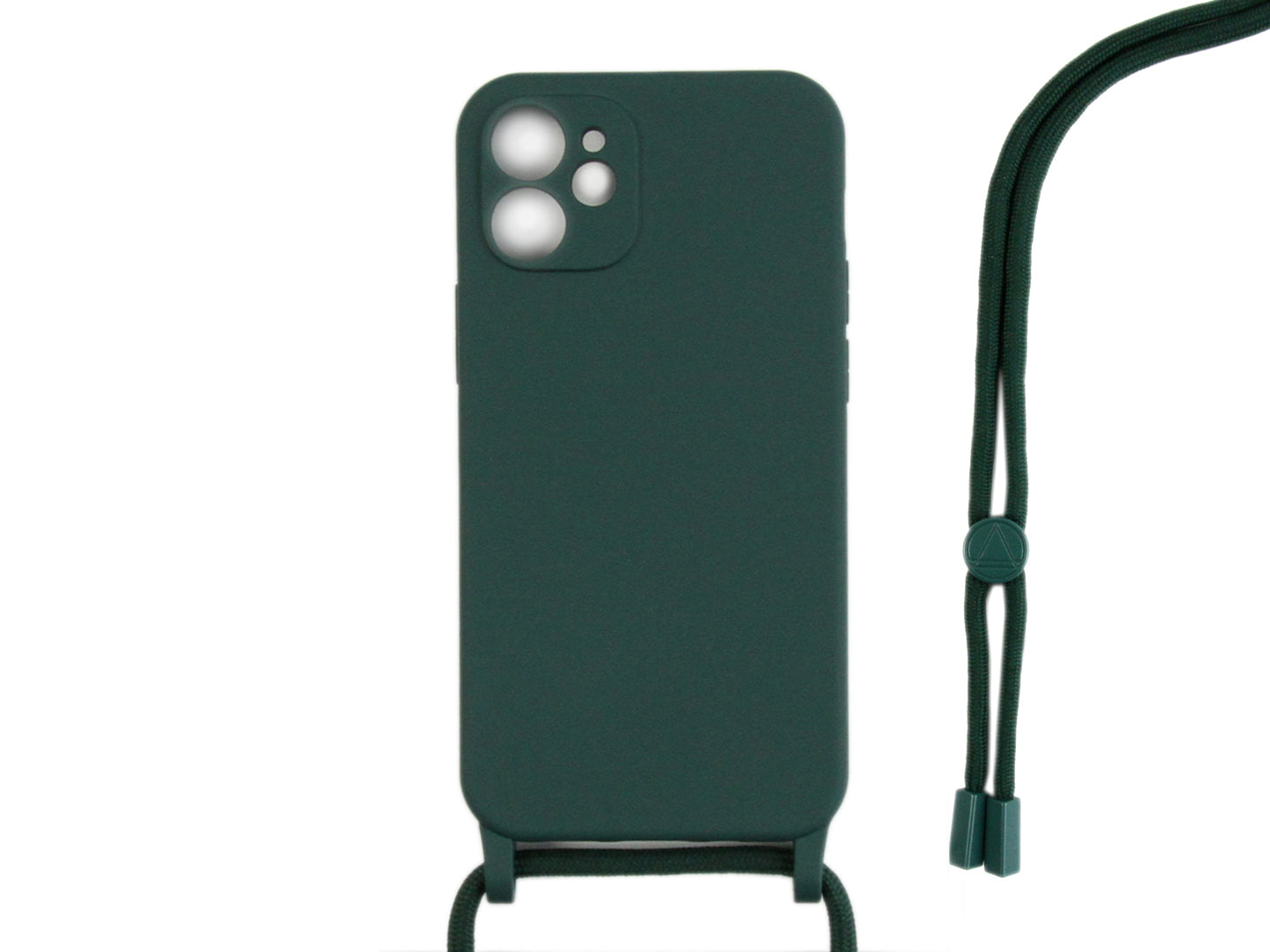 Rixus TPU Necklace Cord Abdeckung für Apple iPhone 12 Green