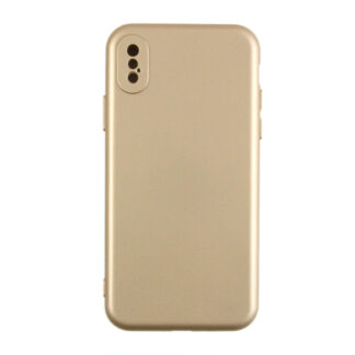Rixus Soft TPU Handyhülle für Apple iPhone X, XS Gold
