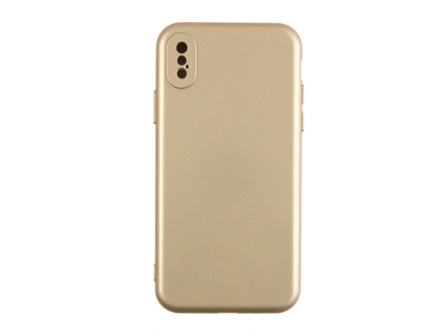 Rixus Soft TPU Handyhülle für Apple iPhone X, XS Gold