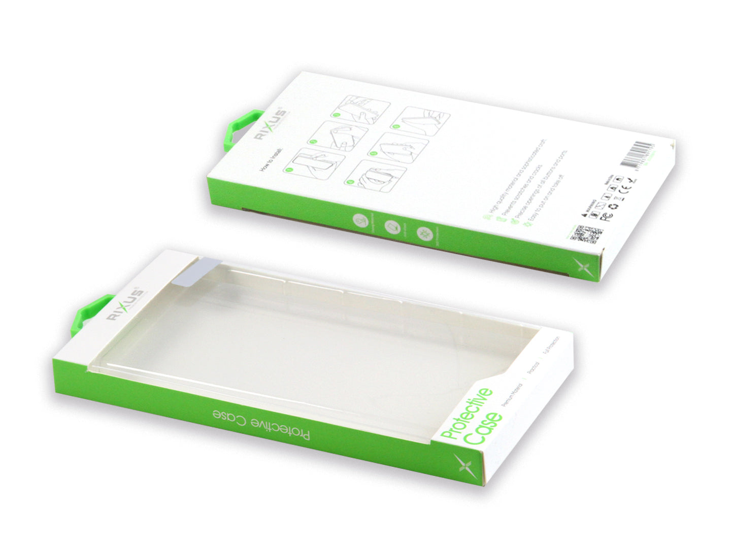 Rixus Anti-Burst Hülle für Apple iPhone 13 Pro Transparent – Bild 3