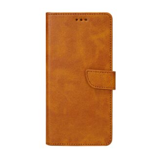 Rixus Buchhülle Klapphülle für iPhone 15 16 17 Modell & Farbe - Modell: iPhone 15 Pro - Farbe: Light Brown (Braun)