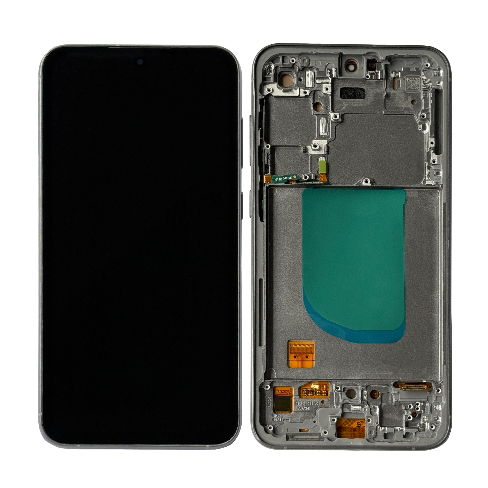 Samsung Galaxy S23 FE S711B Display und Touchscreen-Digitizer mit Rahmen Graphite Soft-OLED – Bild 4