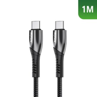 Rixus RXUC30C Alloy USB-C Datenkabel Metal Gray