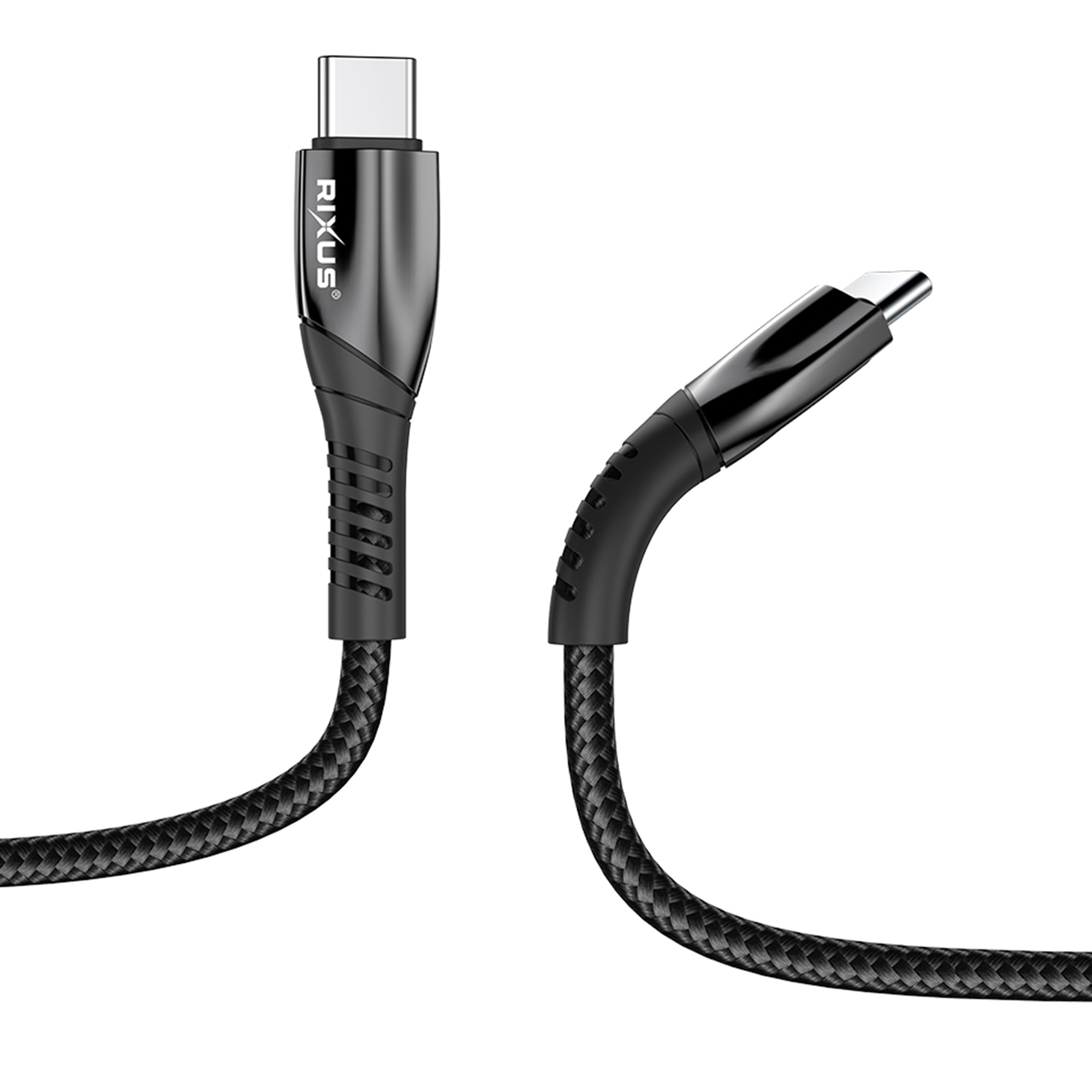 Rixus RXUC30C Alloy USB-C Datenkabel Metal Gray – Bild 3