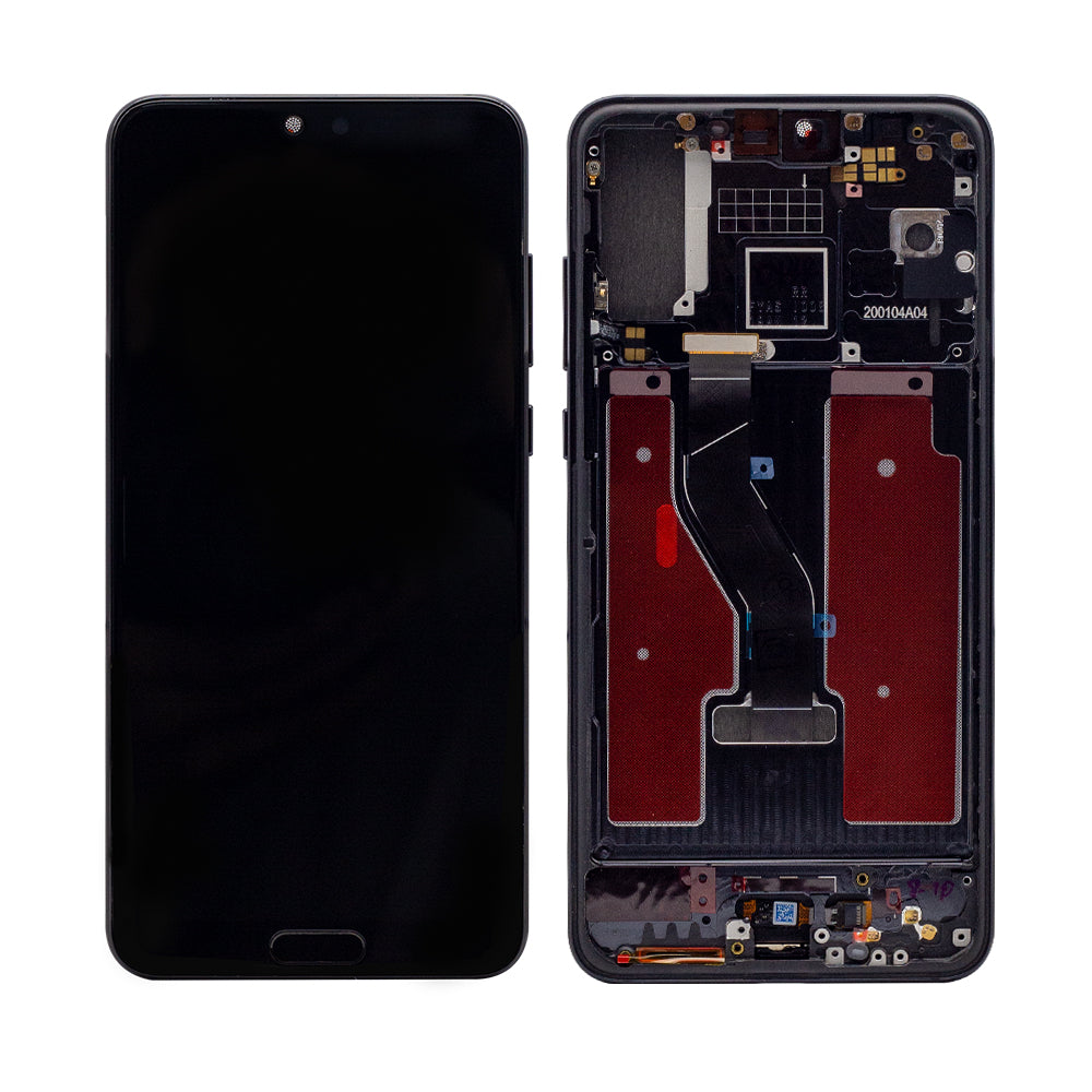 Huawei P20 Pro Display und Touchscreen-Digitizer mit Rahmen Black aufbereitet – Bild 3
