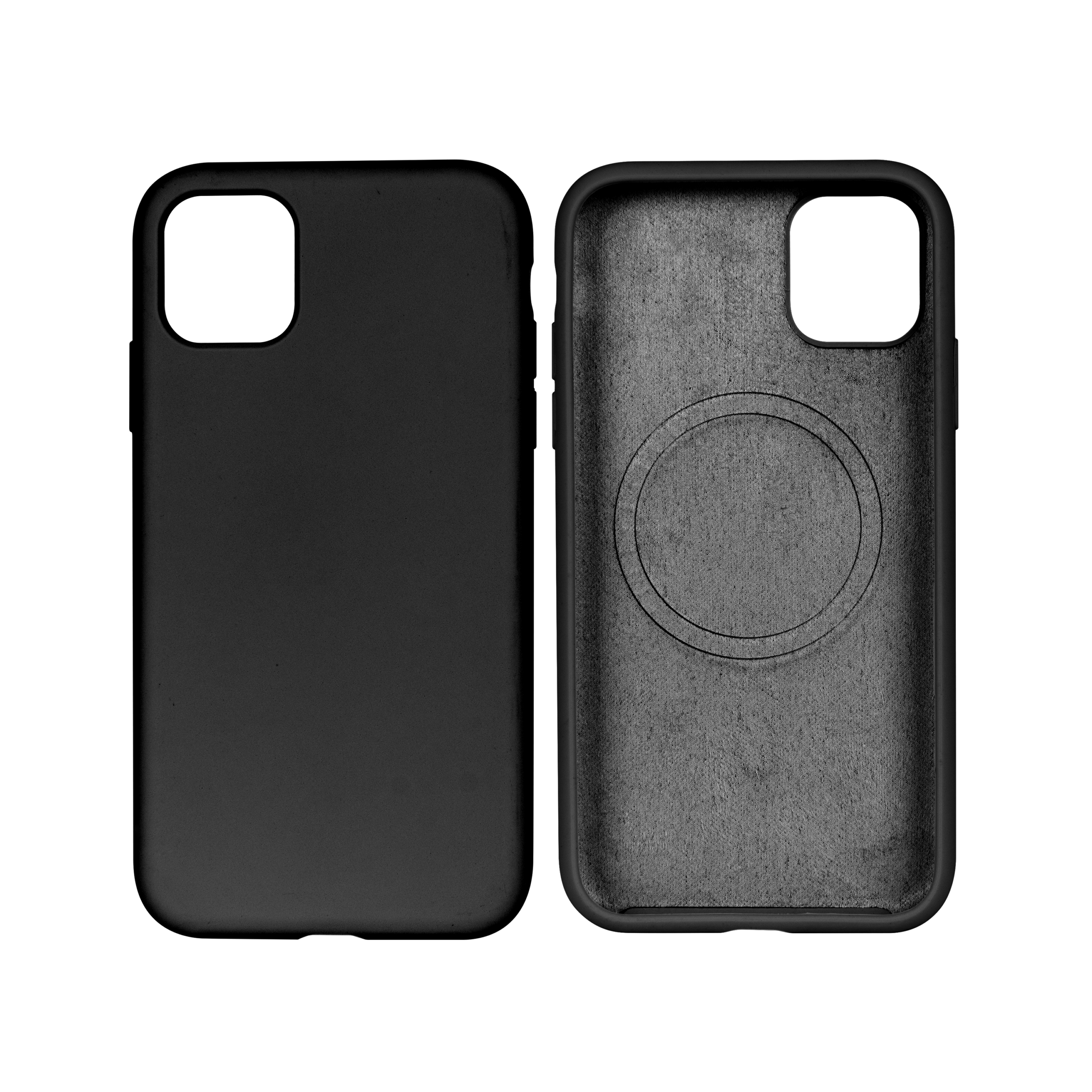 Rixus Soft TPU Handyhülle mit MagSafe kompatibel für Apple iPhone 11 Black – Bild 3