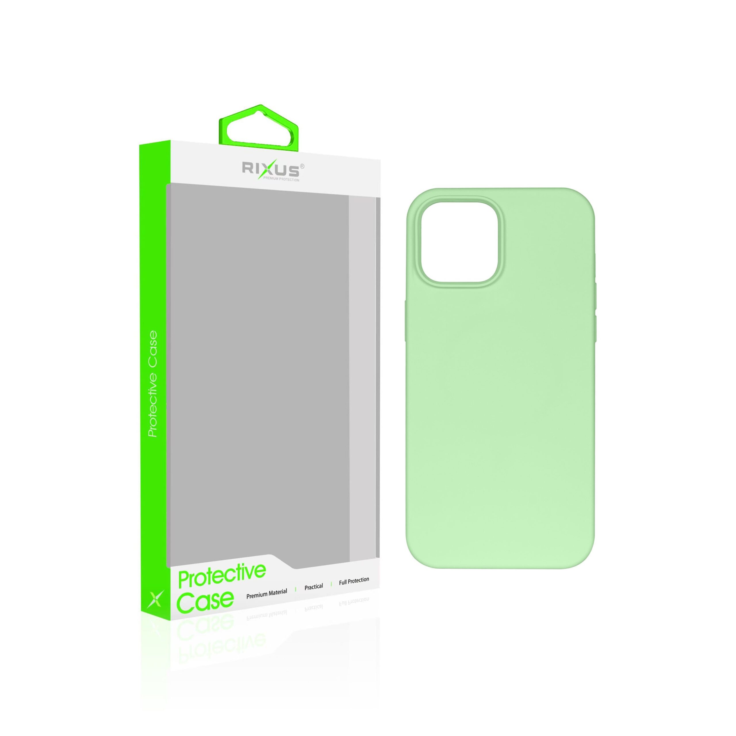 Rixus Soft TPU Handyhülle mit MagSafe kompatibel für Apple iPhone 12 Mini Matcha – Bild 5