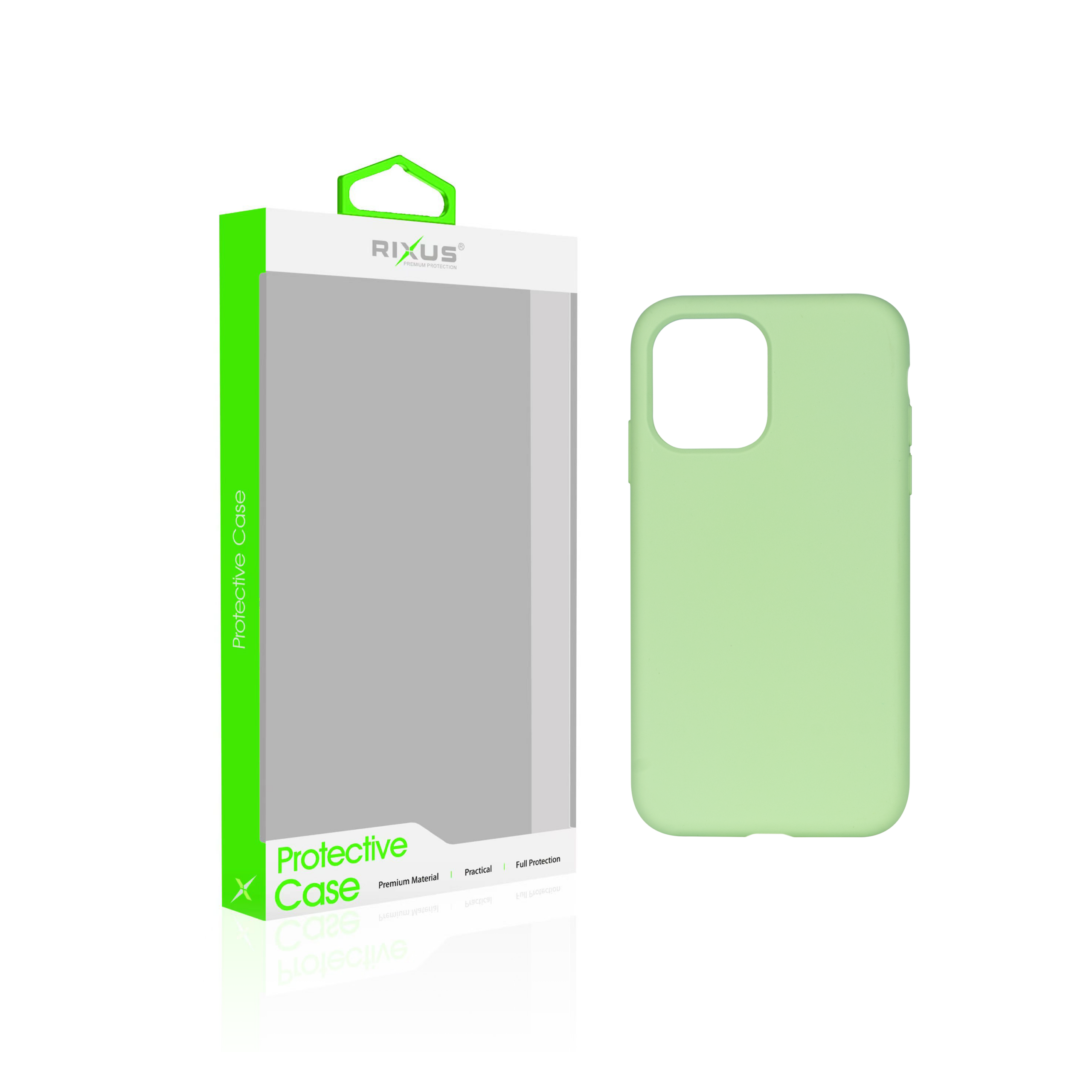 Rixus Soft TPU Handyhülle mit MagSafe kompatibel für Apple iPhone 12 Pro Max Matcha – Bild 5