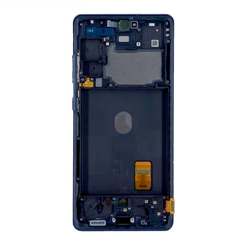Samsung Galaxy S20 FE G780F, 5G G781B Display und Touchscreen-Digitizer mit Rahmen Cloud Navy Pre-Assembled – Bild 3