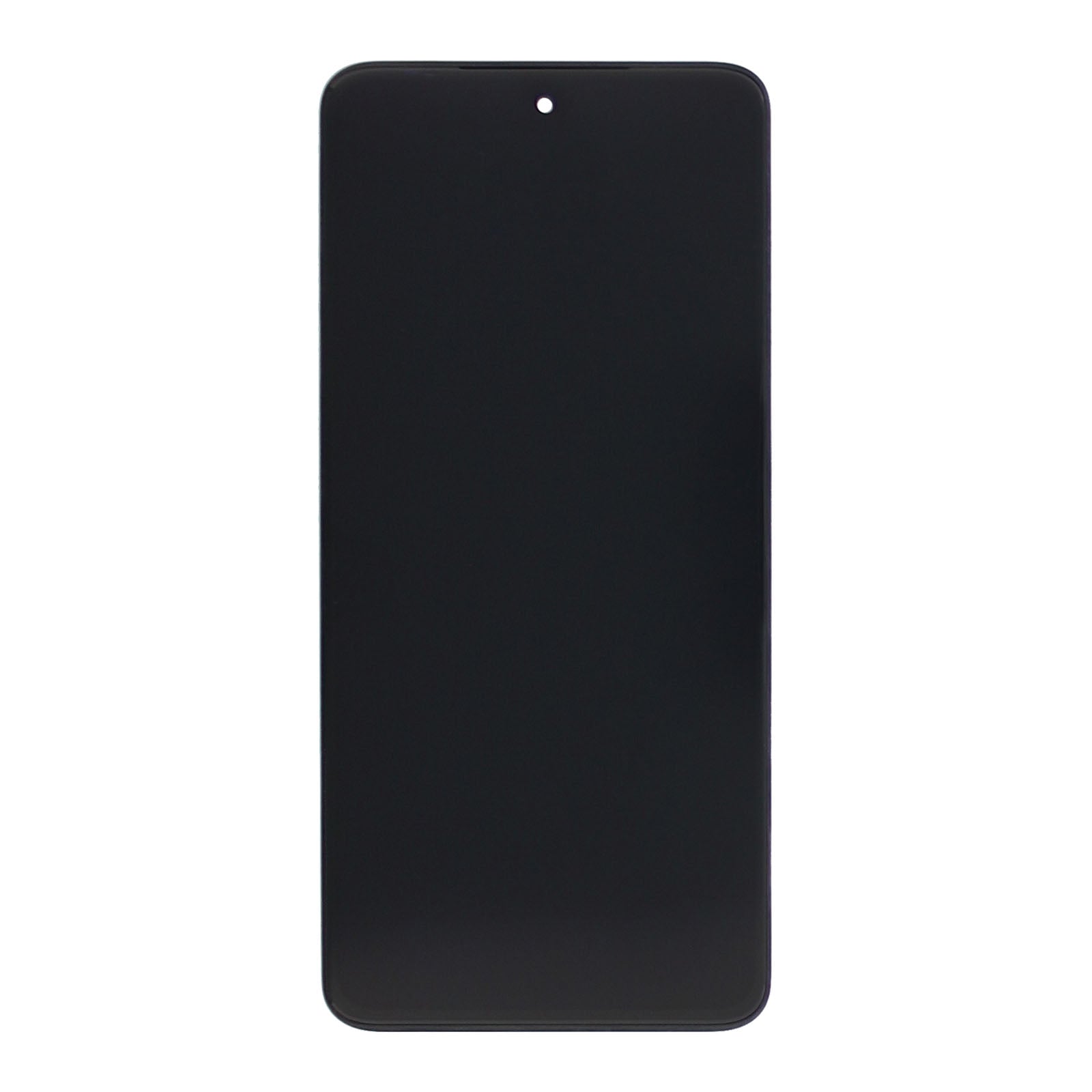 Motorola G84 5G Display und Touchscreen-Digitizer mit Rahmen Black Service Pack