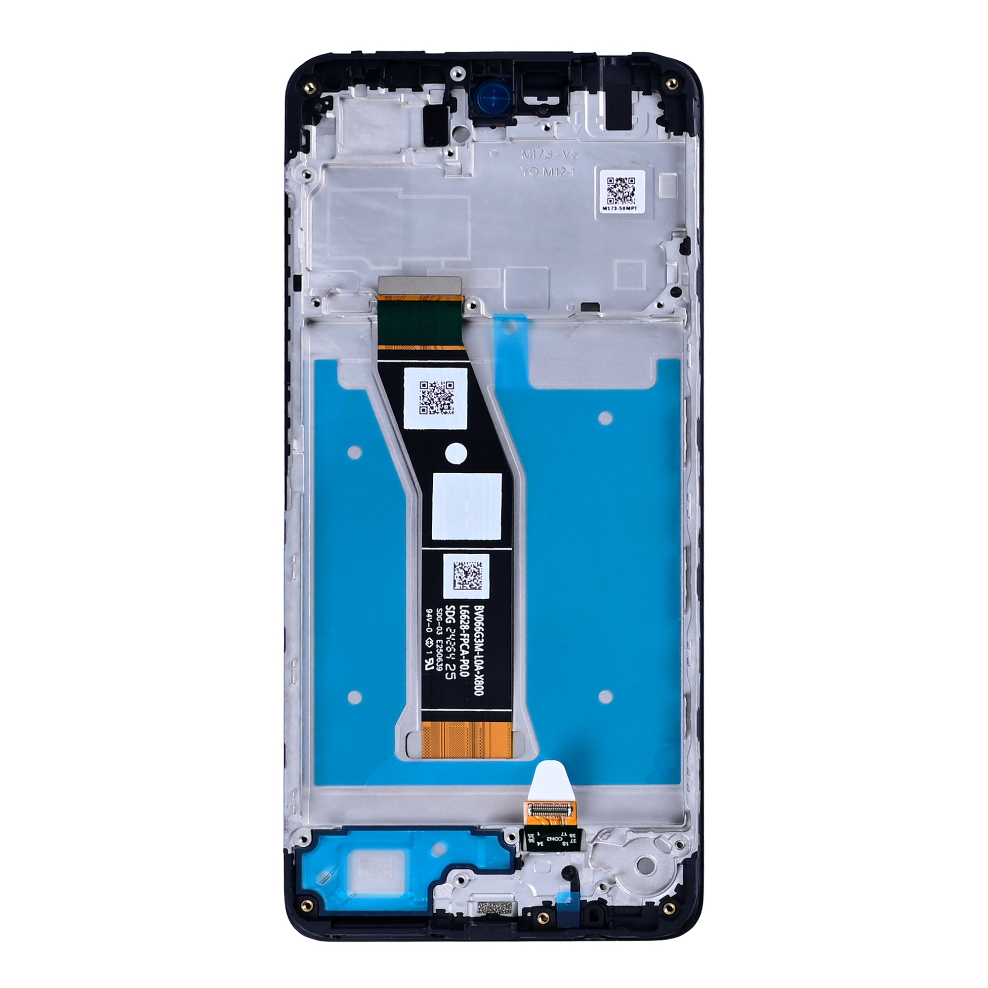 Motorola Moto G04 Display und Touchscreen-Digitizer mit Rahmen Black Service Pack – Bild 2