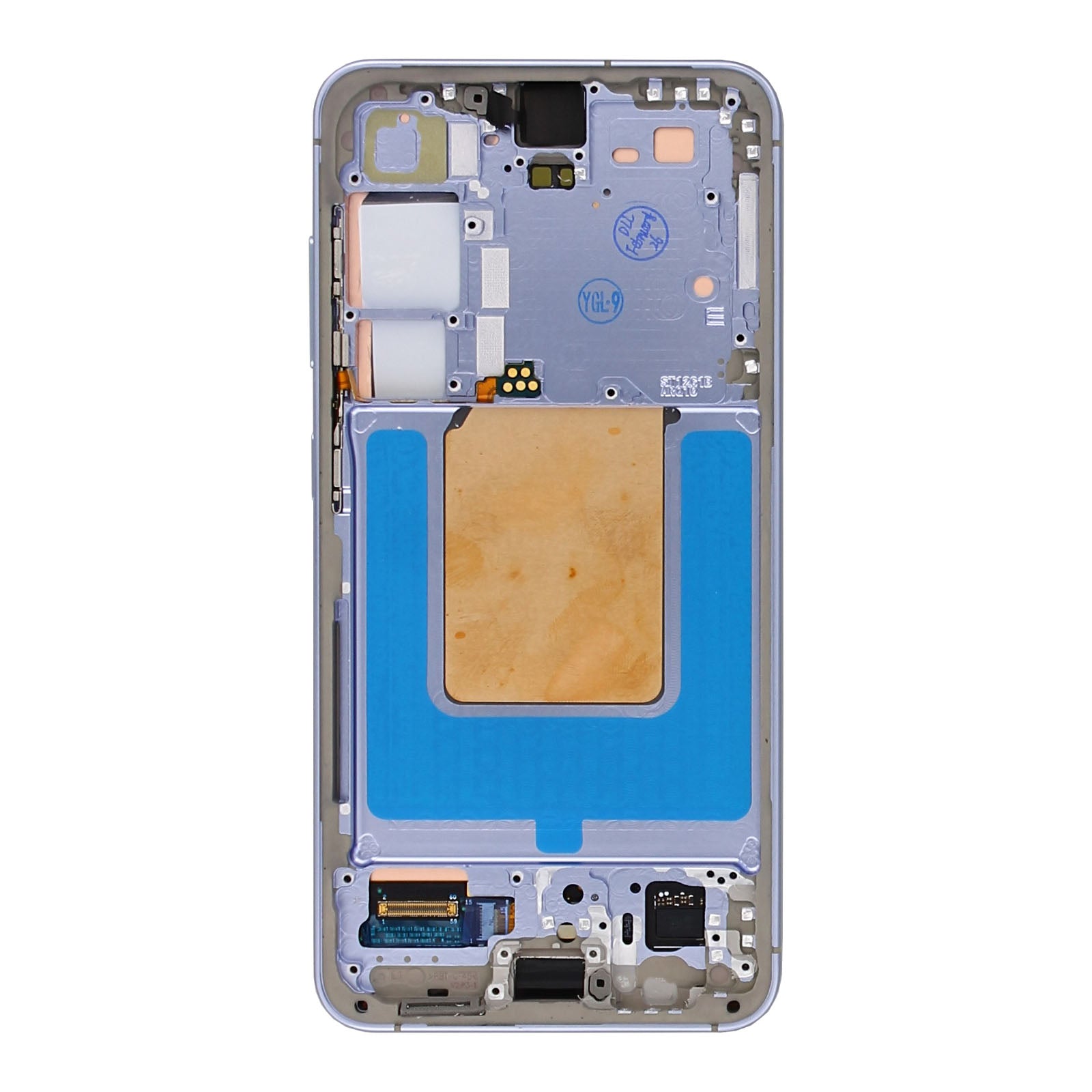 Samsung Galaxy S24 S921B Original vormontiert Display mit Rahmen Sapphire Blue – Bild 3