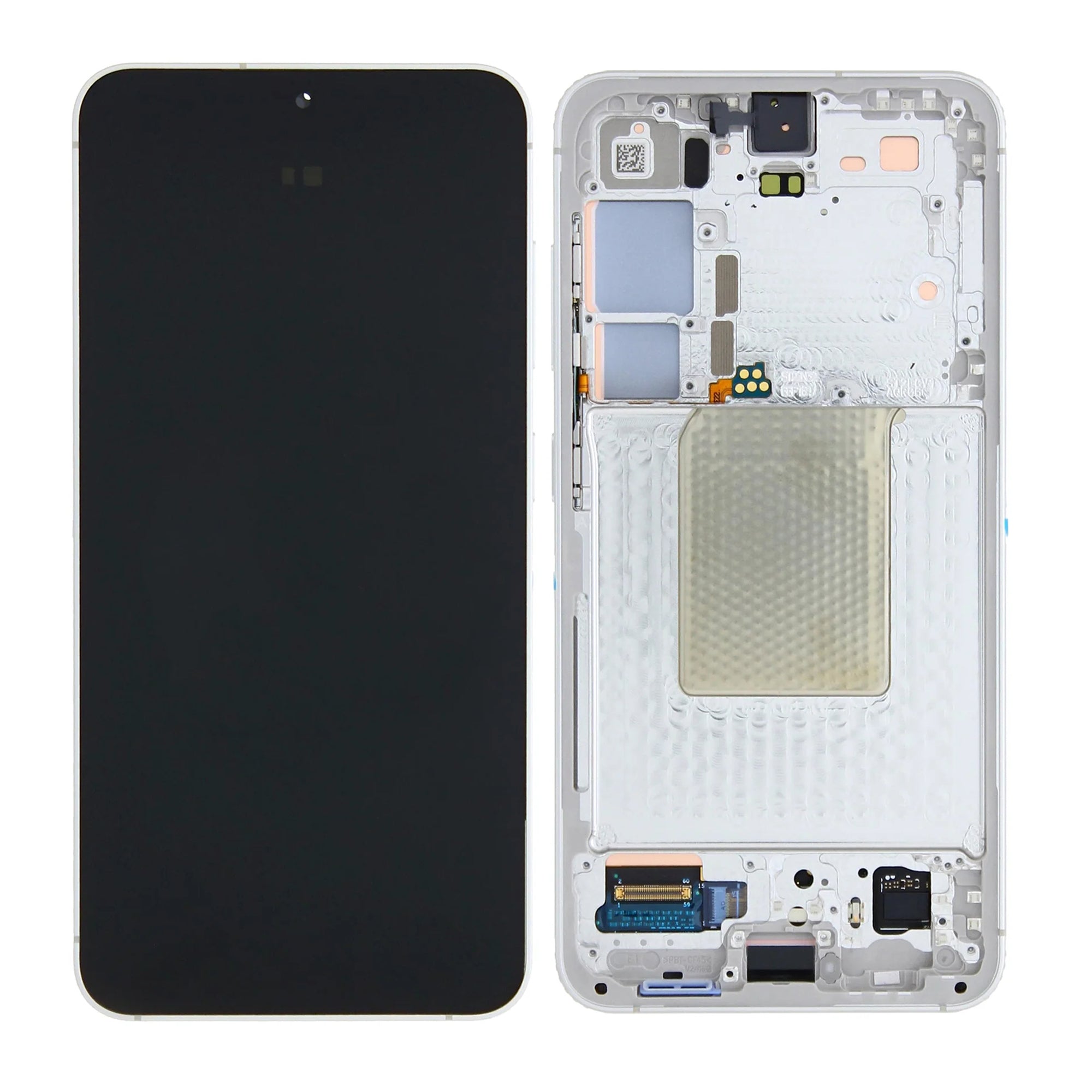 Samsung Galaxy S24 S921B Original vormontiert Display mit Rahmen Marble Grey – Bild 4