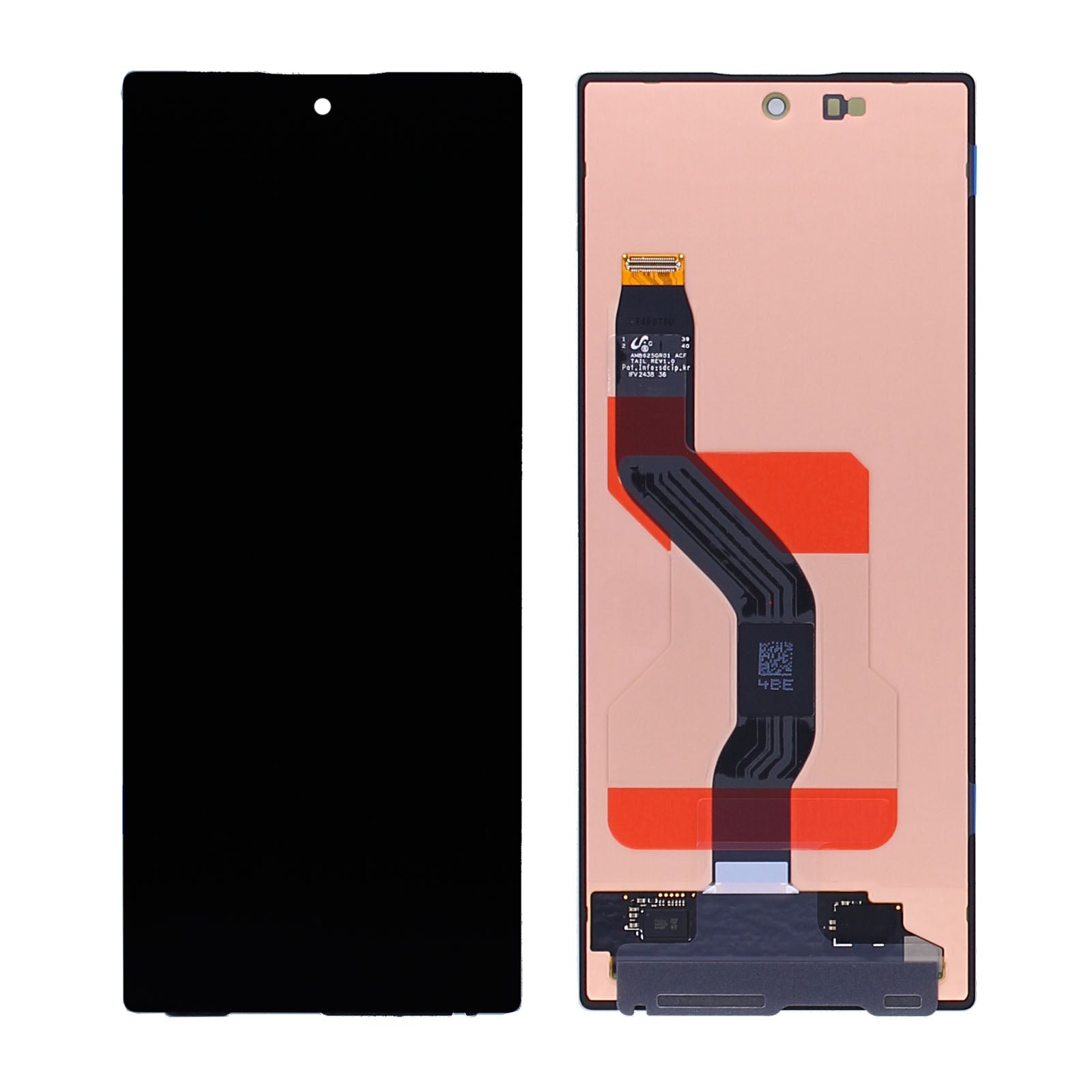 Samsung Galaxy Z Fold6 F956B Sub Display und Touchscreen-Digitizer Black Service Pack – Bild 4
