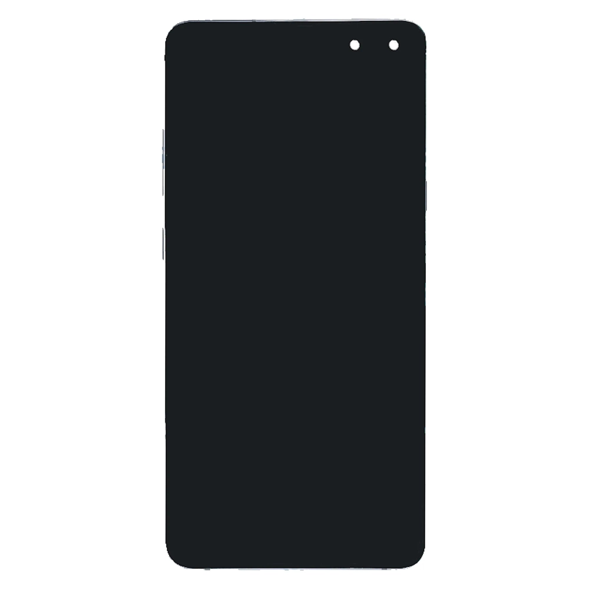 Samsung Galaxy S10 5G G977B Display und Touchscreen-Digitizer mit Rahmen Crown Silver Service Pack