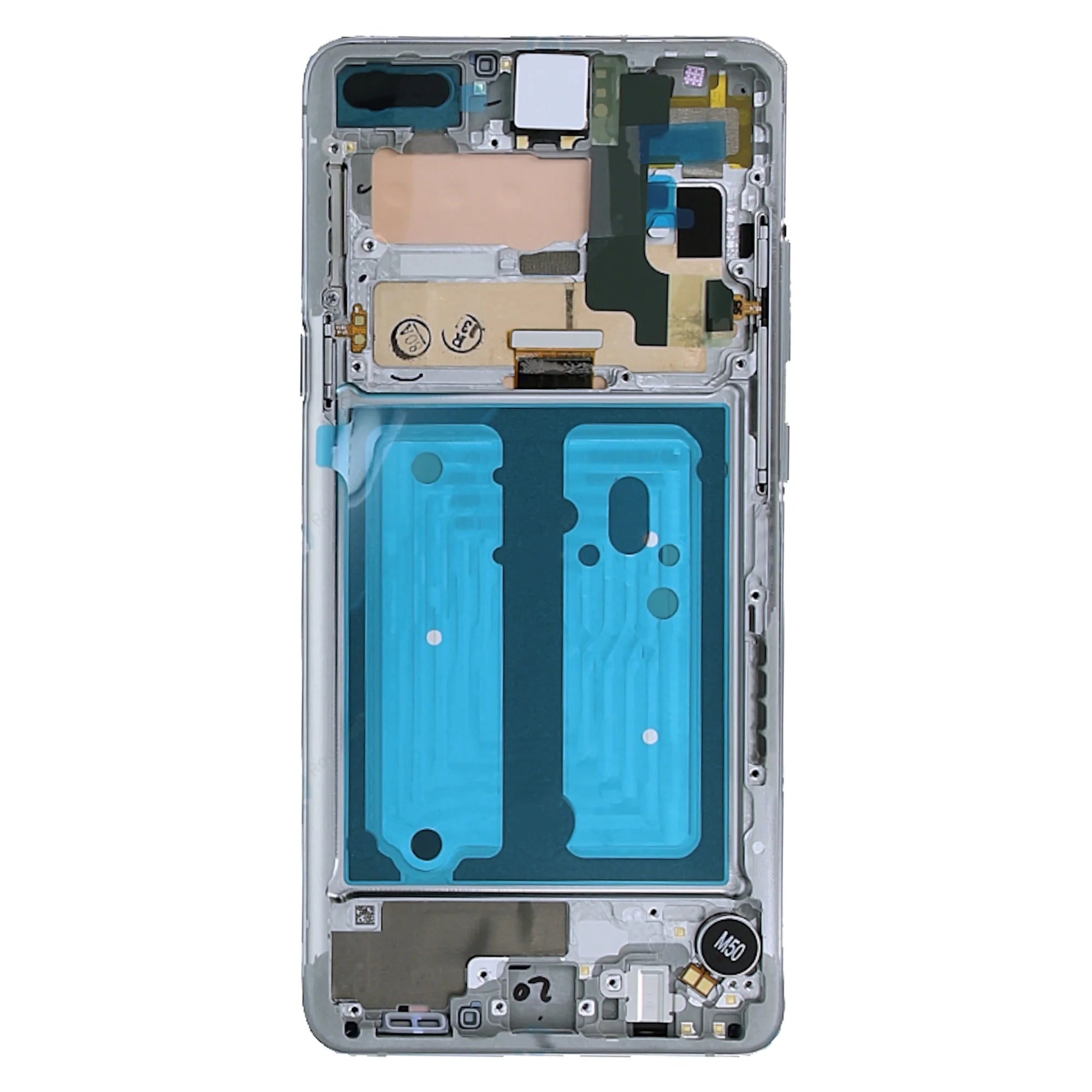 Samsung Galaxy S10 5G G977B Display und Touchscreen-Digitizer mit Rahmen Crown Silver Service Pack – Bild 2