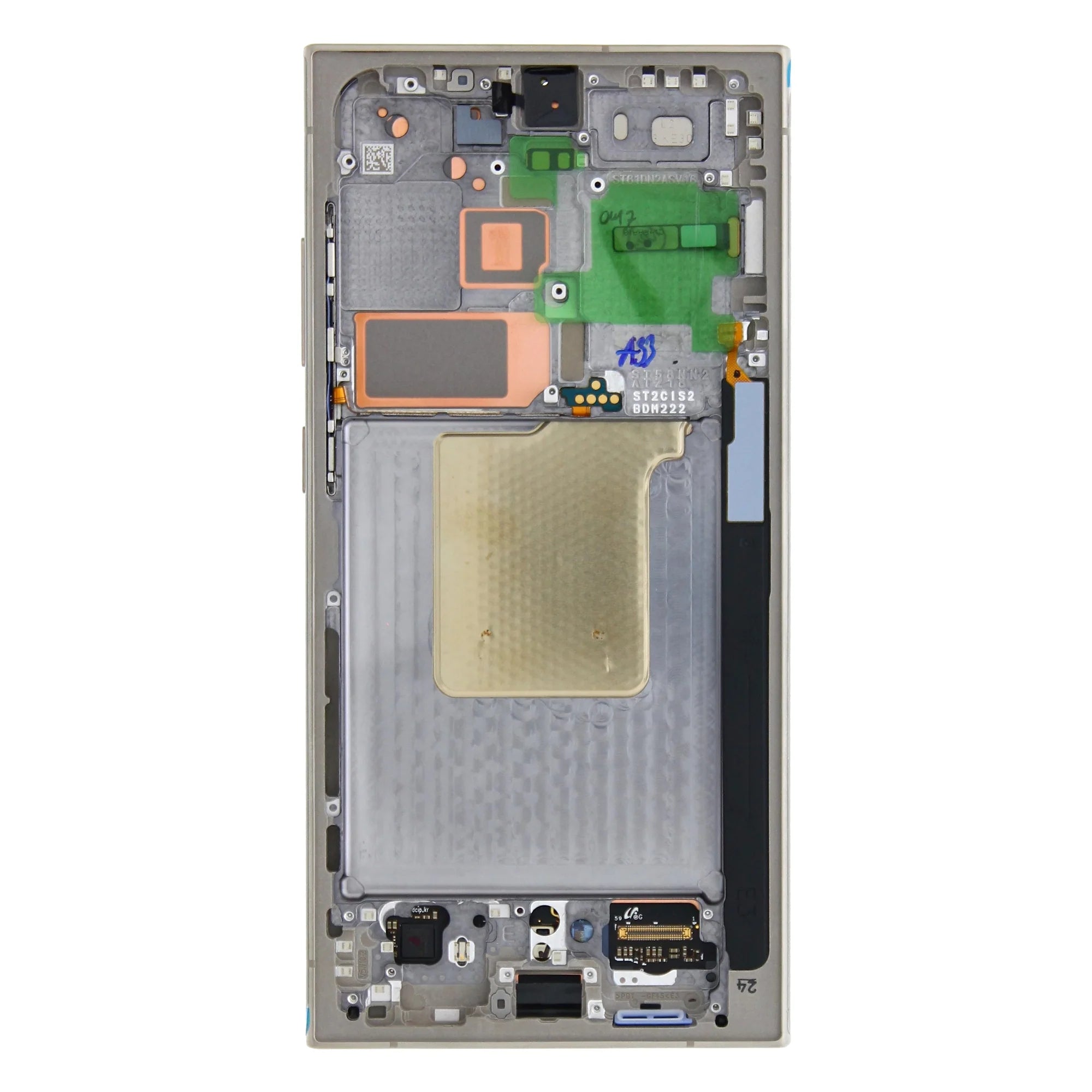 Samsung Original Service Pack Display Galaxy S24 Ultra S928 mit Rahmen Grau – Bild 3
