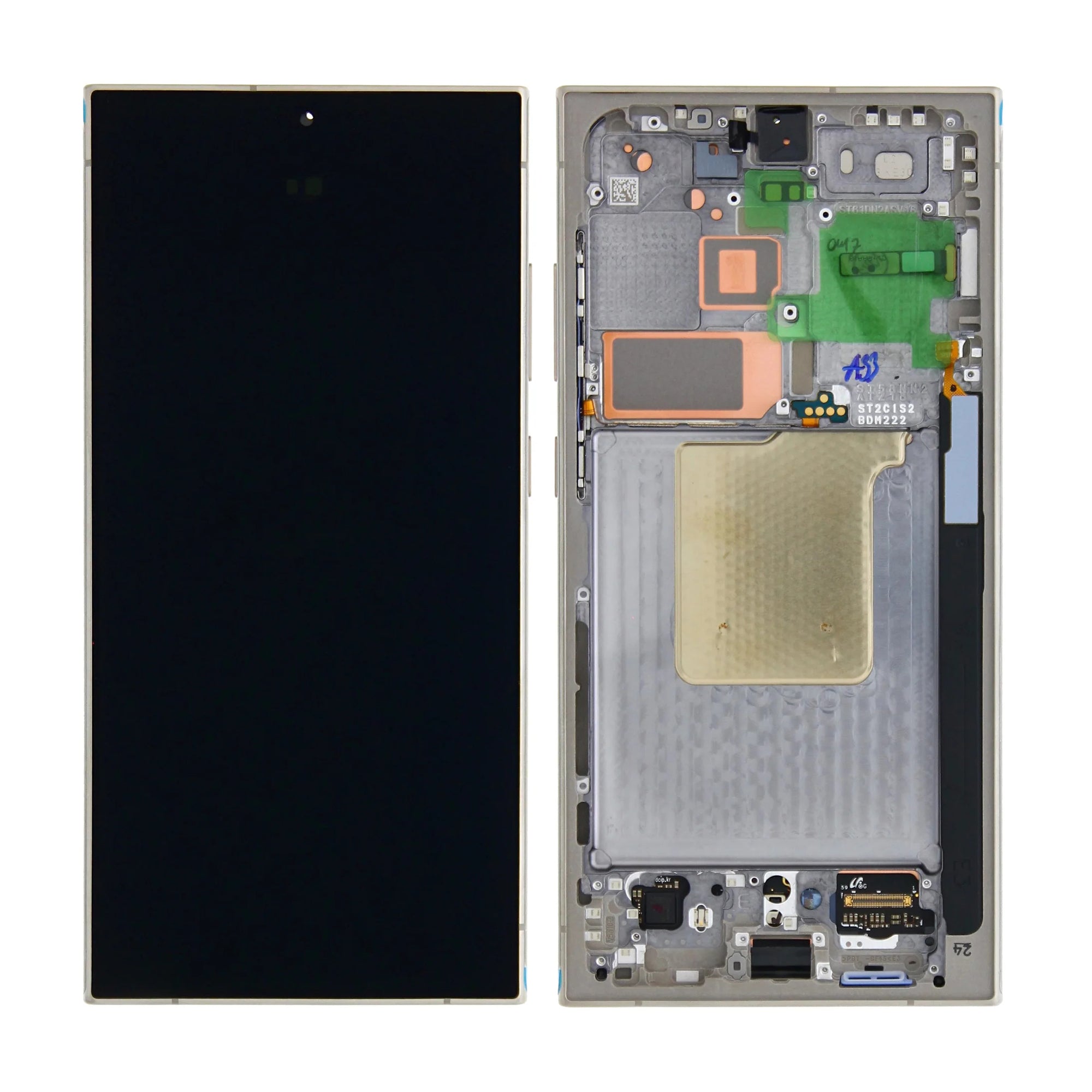 Samsung Original Service Pack Display Galaxy S24 Ultra S928 mit Rahmen Grau – Bild 4