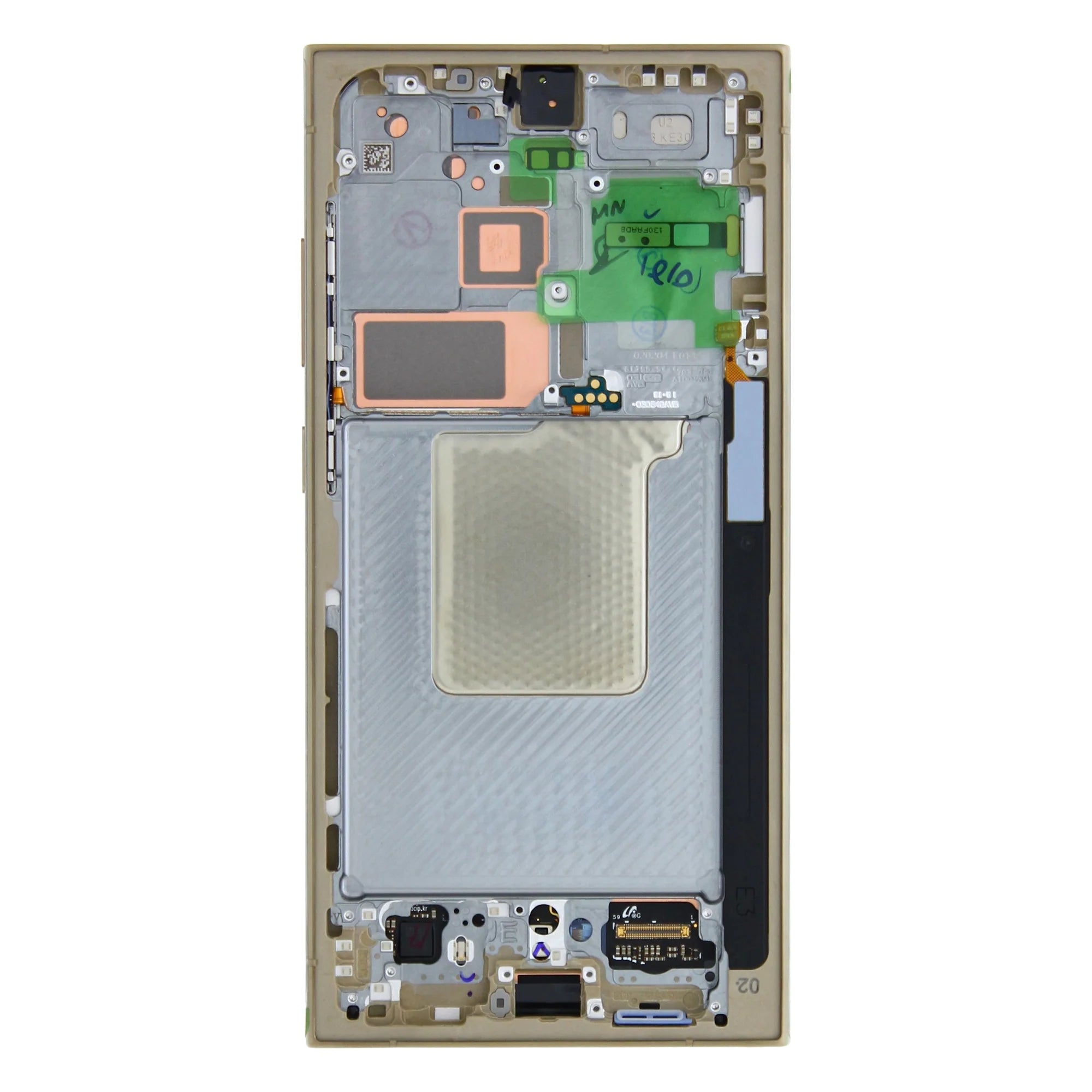 Samsung Original Service Pack Display Galaxy S24 Ultra S928 mit Rahmen Gelb – Bild 3