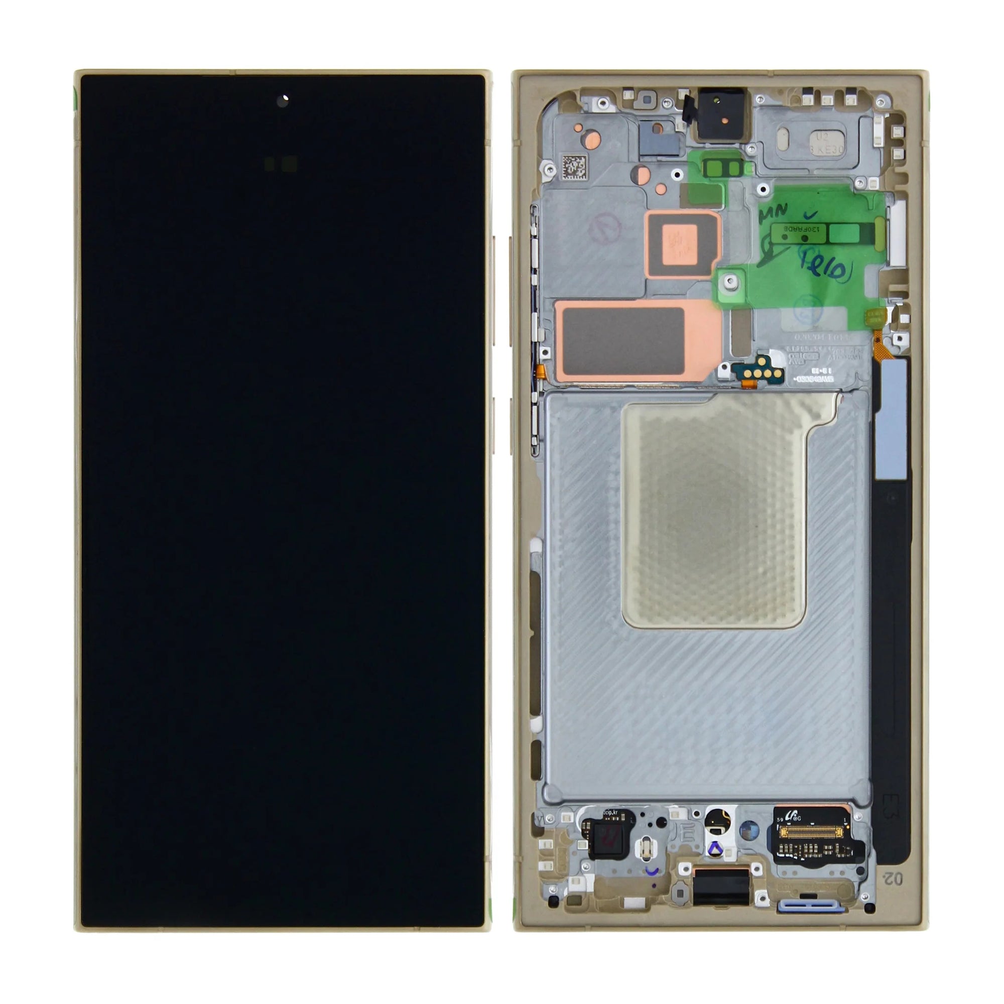 Samsung Original Service Pack Display Galaxy S24 Ultra S928 mit Rahmen Gelb – Bild 4