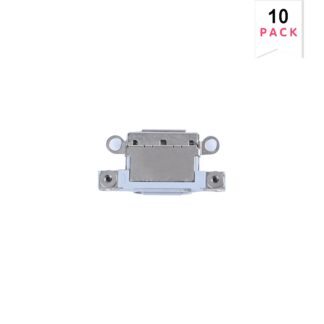 Für Apple iPhone 16, 16 Plus System Ladebuchse White (10er-Pack)