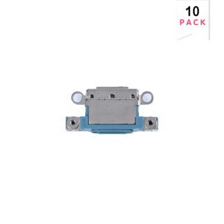Für Apple iPhone 16, 16 Plus System Ladebuchse Teal (10er-Pack)