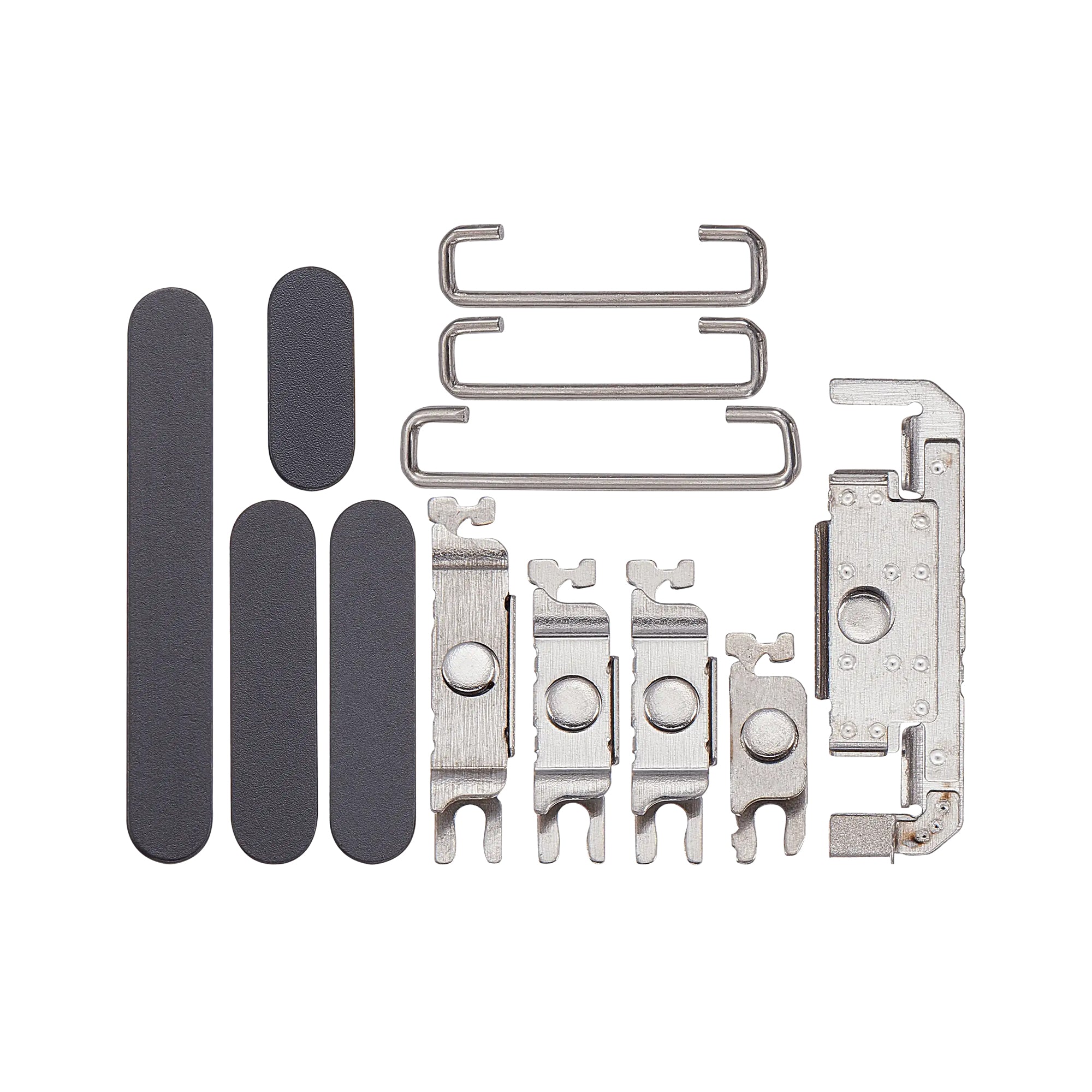 Für Apple iPhone 16, 16 Plus Side Taste Set Black kompatibel (4pcs)