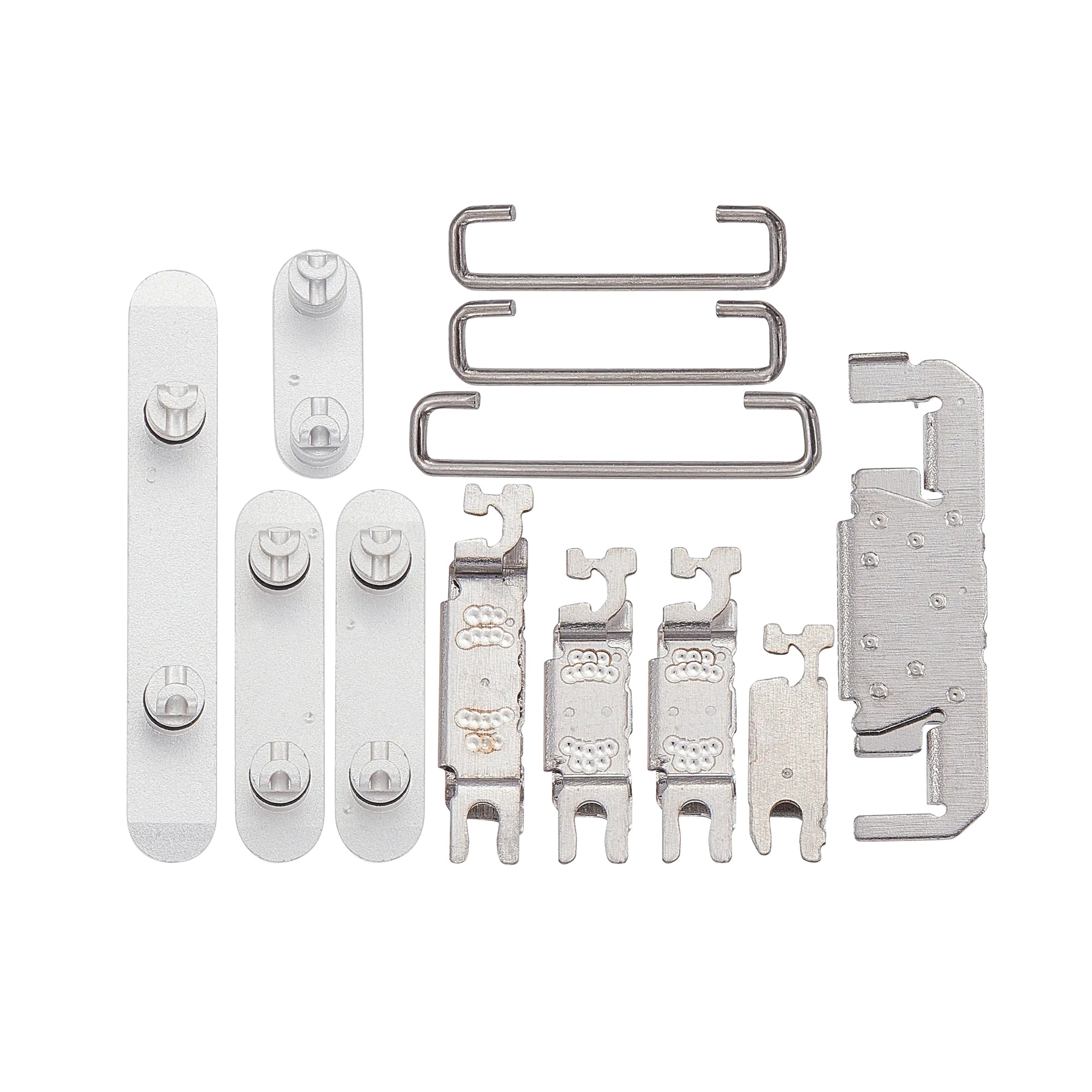 Für Apple iPhone 16, 16 Plus Side Taste Set White kompatibel (4pcs) – Bild 2