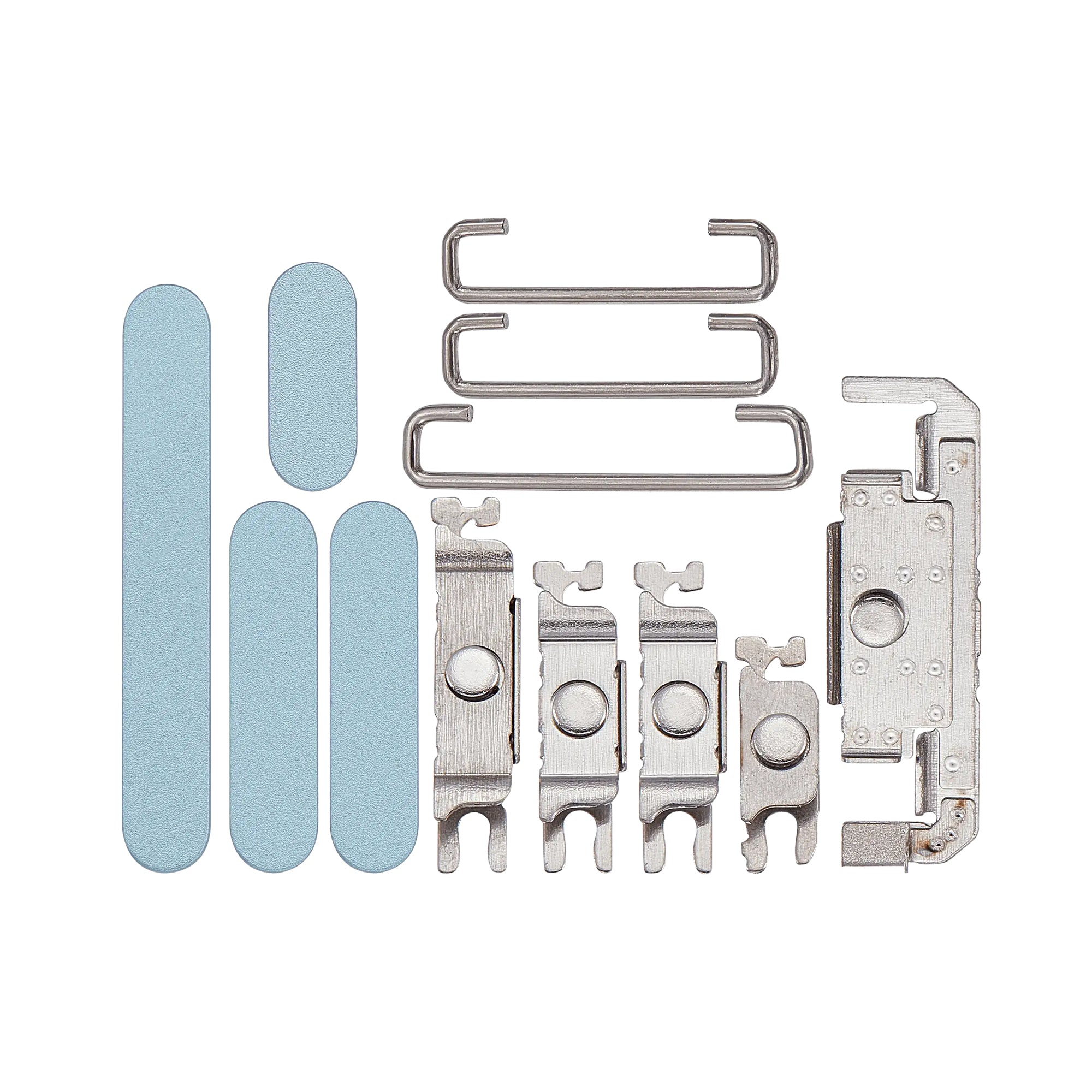 Für Apple iPhone 16, 16 Plus Side Taste Set Teal kompatibel (4pcs)