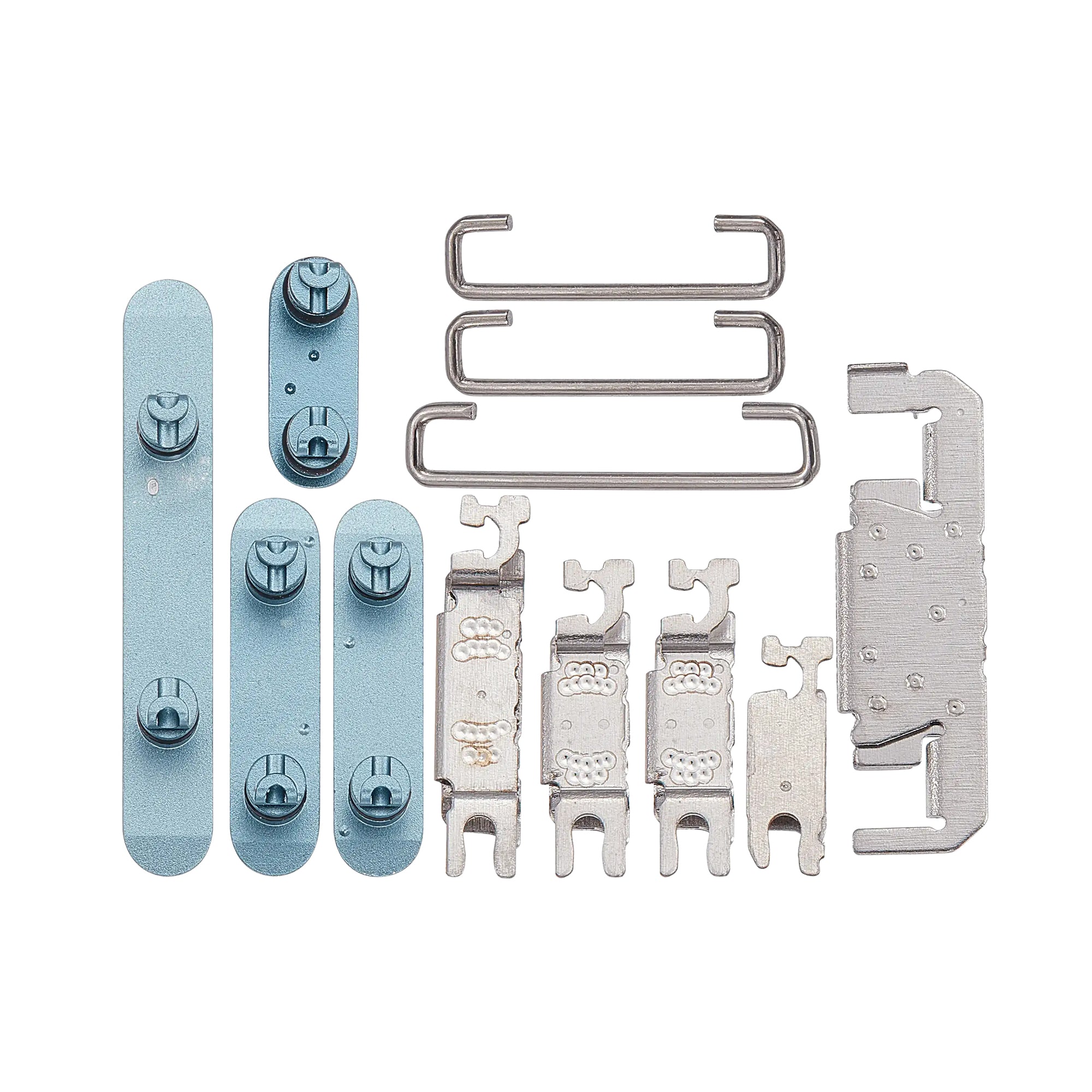 Für Apple iPhone 16, 16 Plus Side Taste Set Teal kompatibel (4pcs) – Bild 2