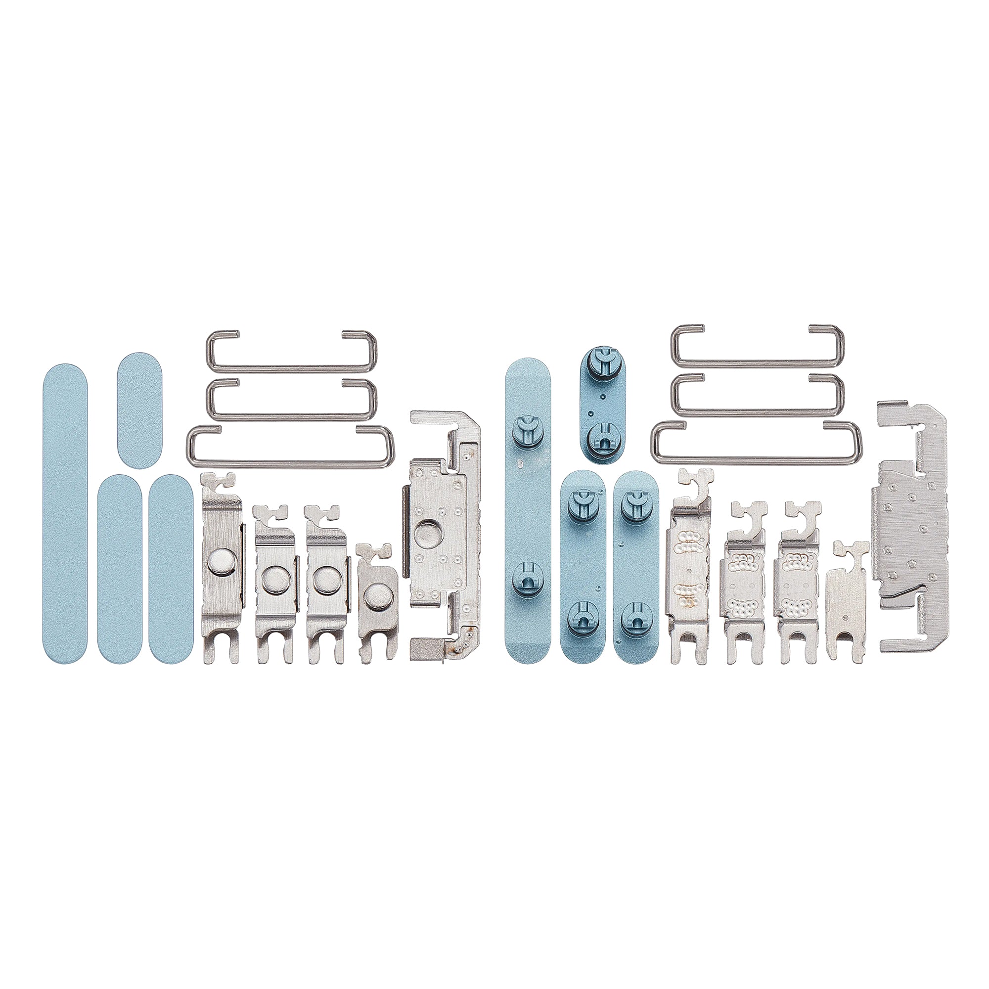 Für Apple iPhone 16, 16 Plus Side Taste Set Teal kompatibel (4pcs) – Bild 3