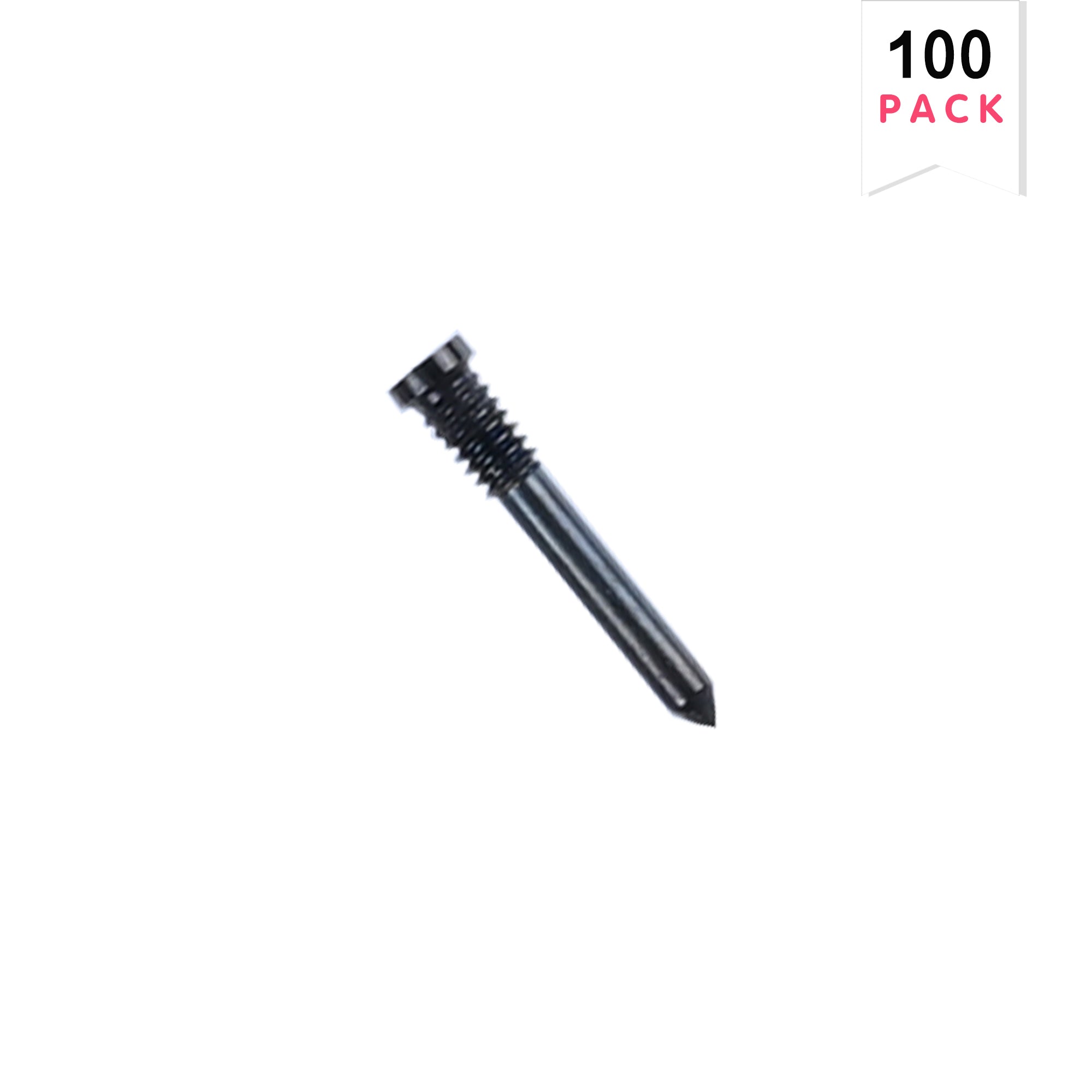 für iPhone 16, 16 Plus, 16 Pro, 16 Pro Max Bottom Screws Black (100er-Pack)