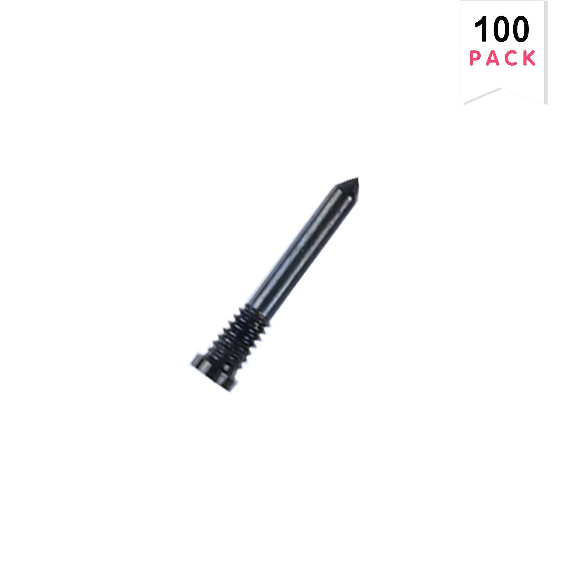 für iPhone 16, 16 Plus, 16 Pro, 16 Pro Max Bottom Screws Black (100er-Pack) – Bild 2
