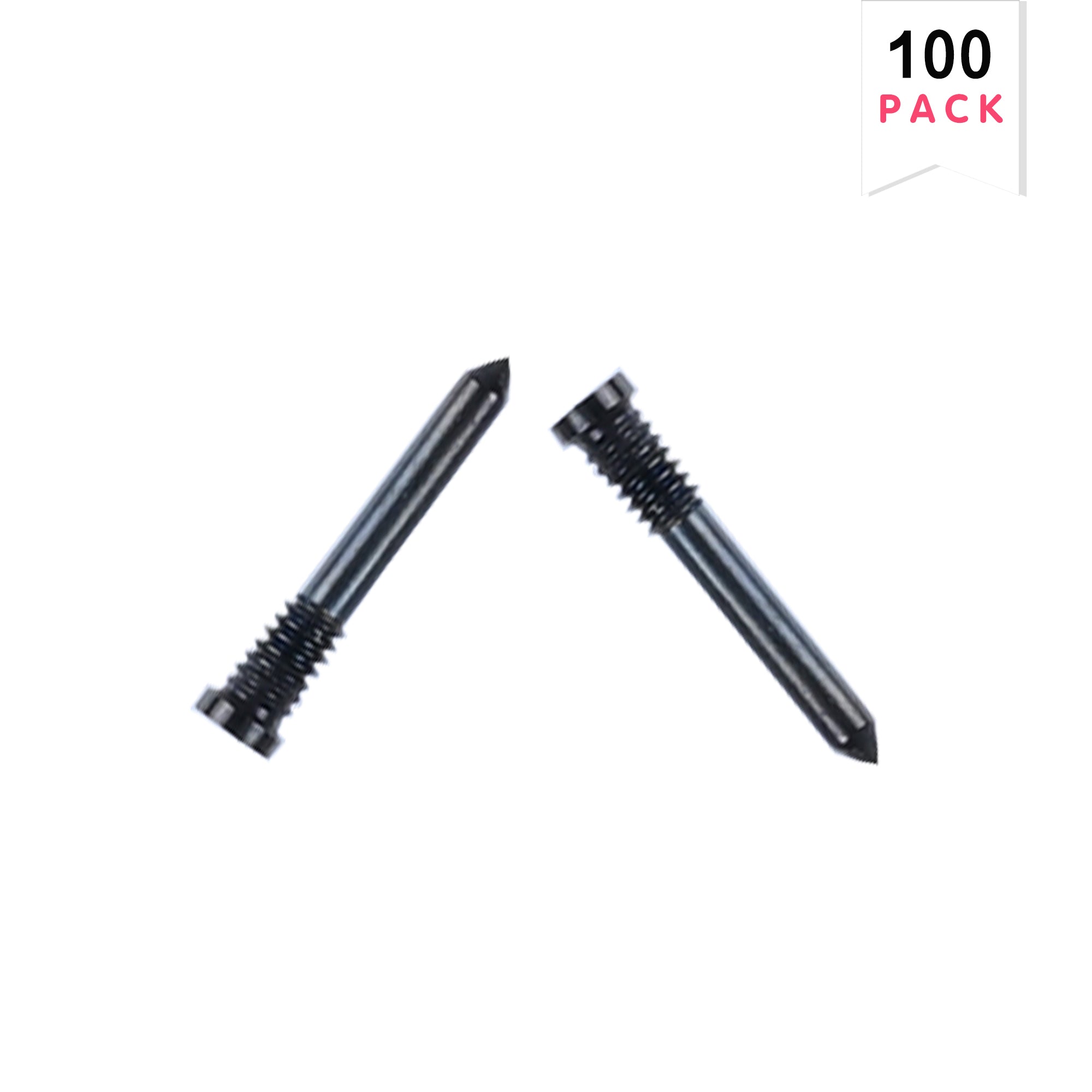 für iPhone 16, 16 Plus, 16 Pro, 16 Pro Max Bottom Screws Black (100er-Pack) – Bild 3