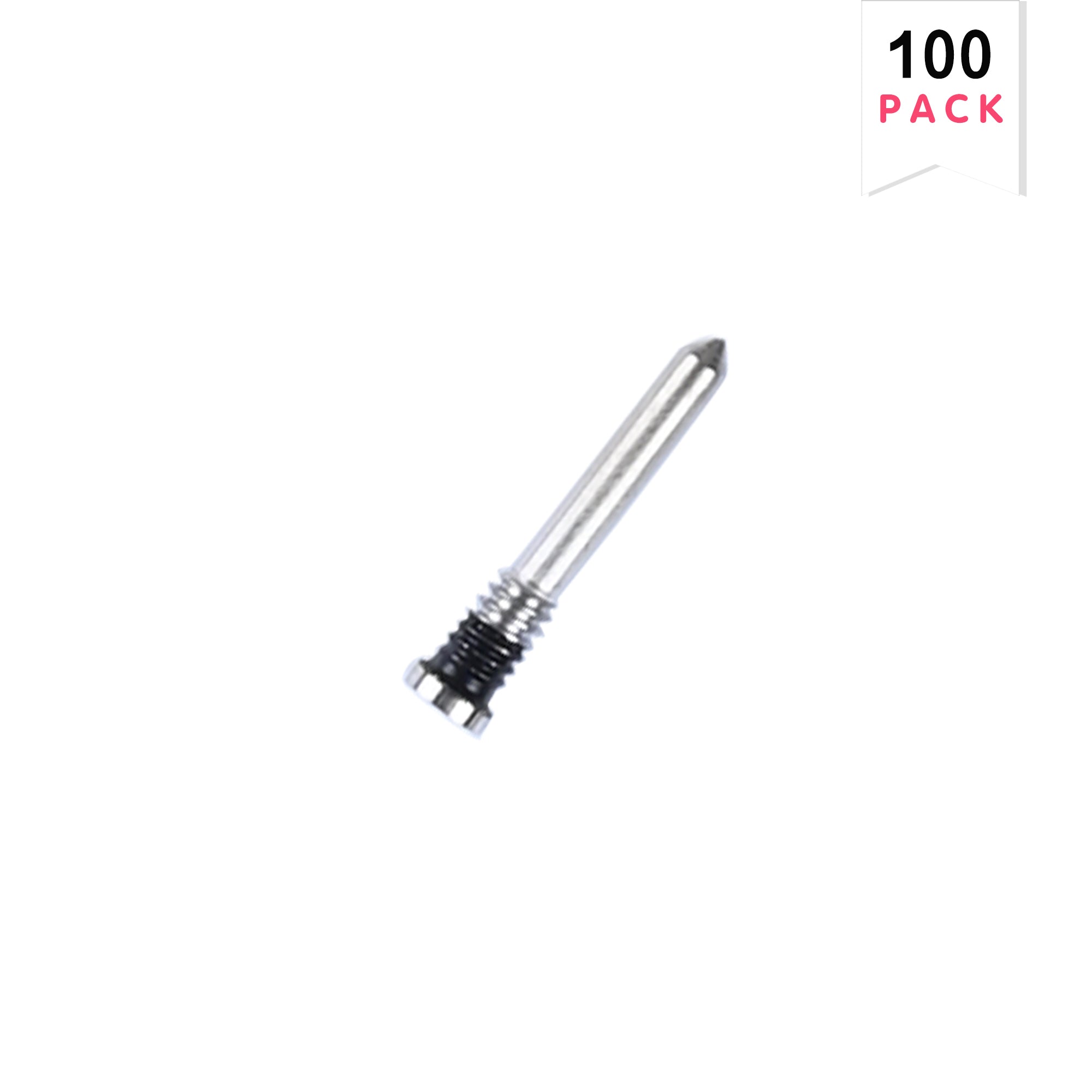 für iPhone 16, 16 Plus, 16 Pro, 16 Pro Max Bottom Screws Silver (100er-Pack) – Bild 2
