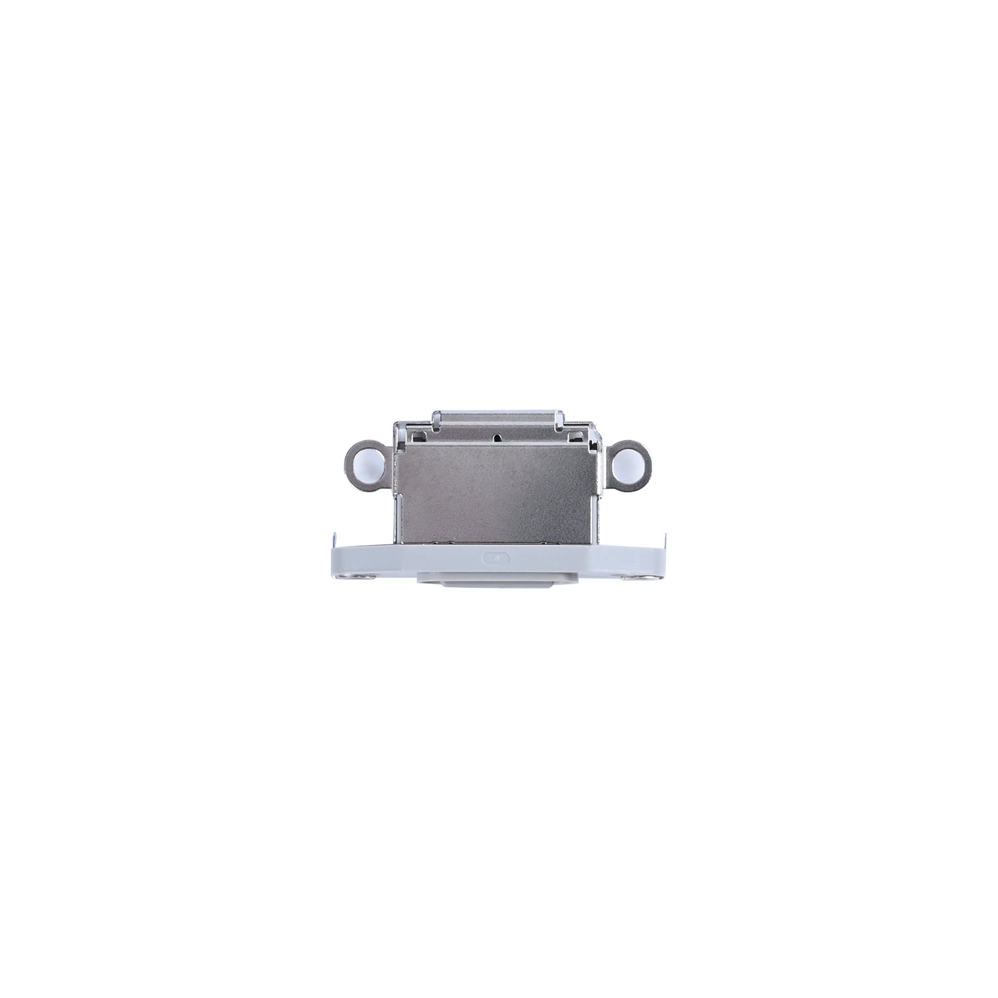 Für Apple iPhone 15 Pro, 15 Pro Max System Ladebuchse White Titanium kompatibel (10er-Pack)