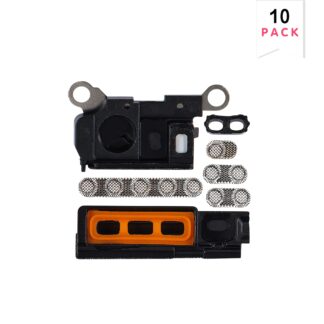 Für Apple iPhone 15 Pro Max Lautsprecher und Microphone Mesh Black Titanium kompatibel (10er-Pack)