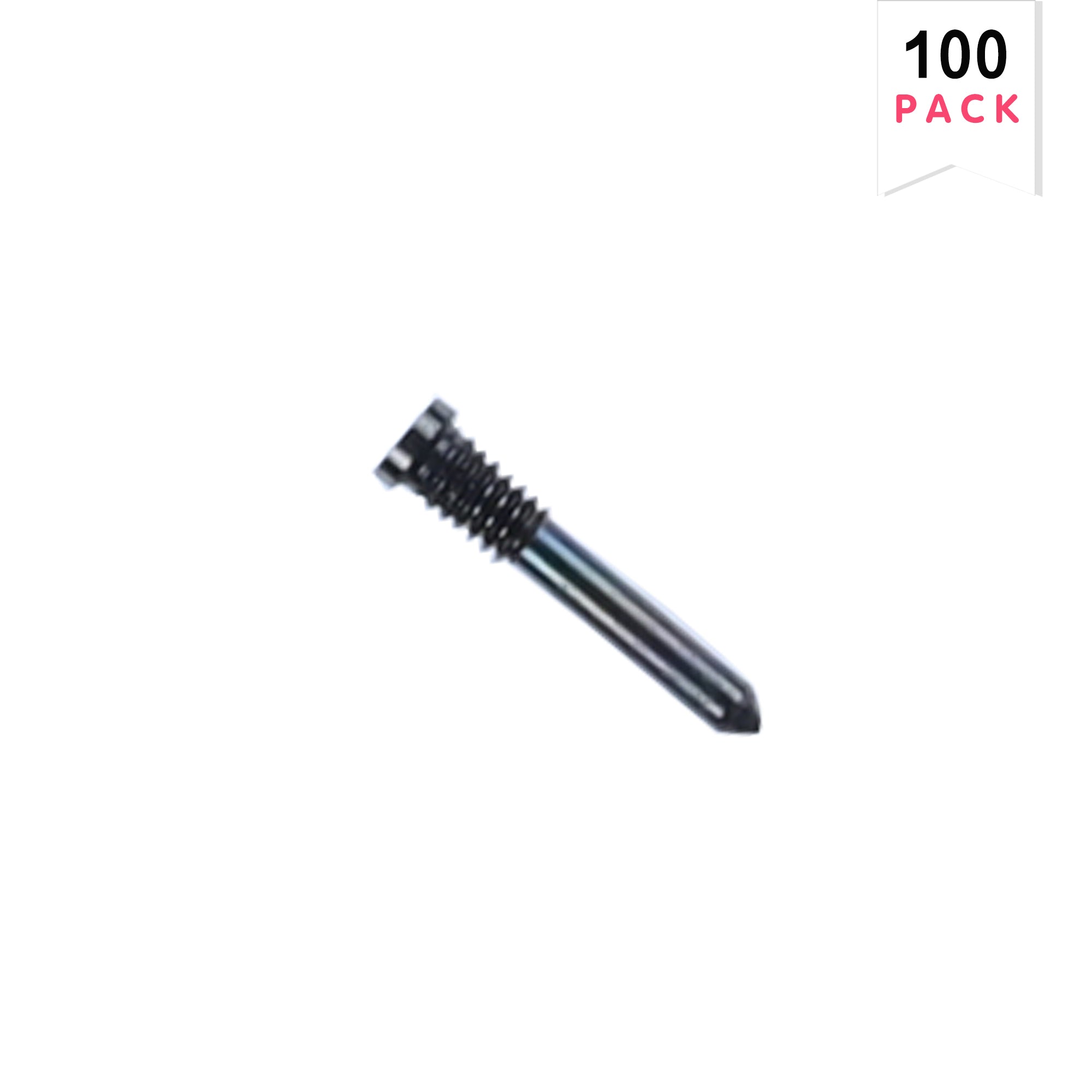 für iPhone 15 Pro, 15 Pro Max Bottom Screws Black Titanium kompatibel (100er-Pack)