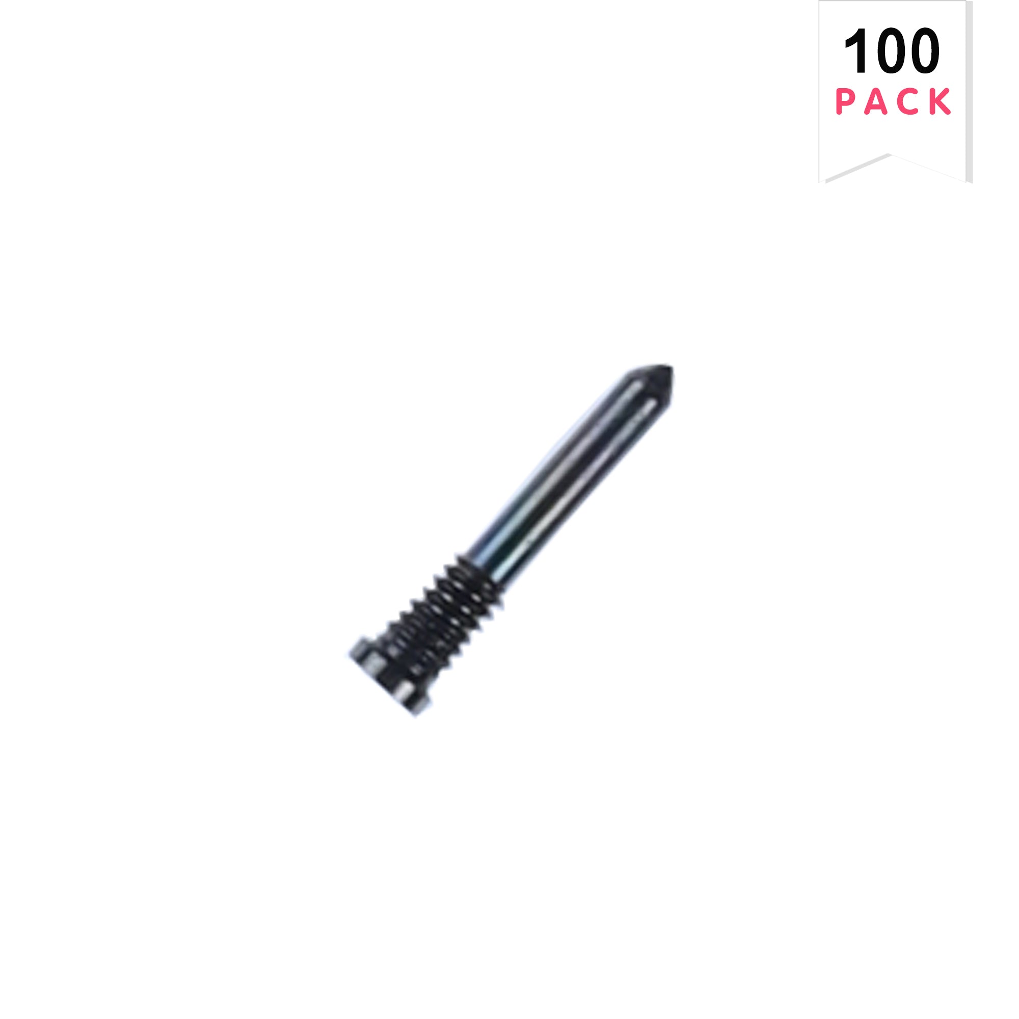 für iPhone 15 Pro, 15 Pro Max Bottom Screws Black Titanium kompatibel (100er-Pack) – Bild 2